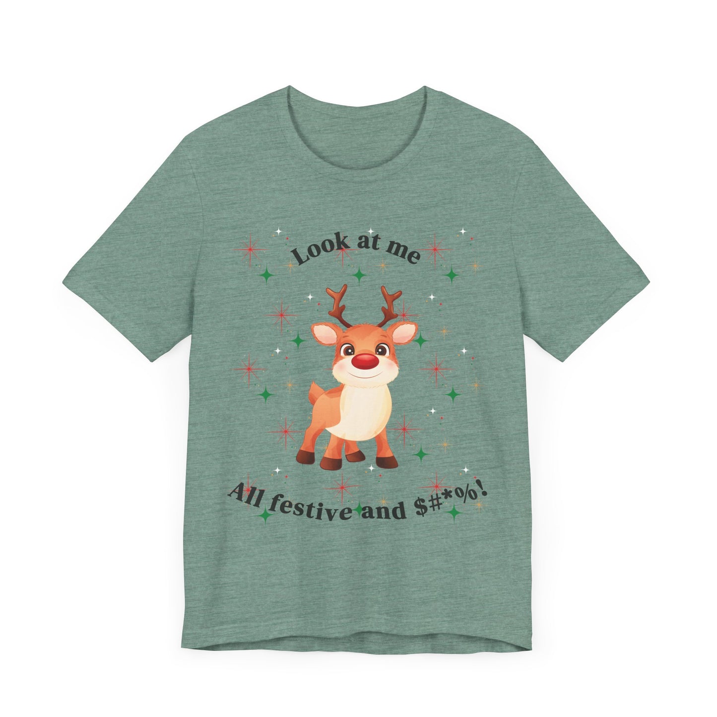 All Festive Christmas Tee- Jersey Short Sleeve Tee