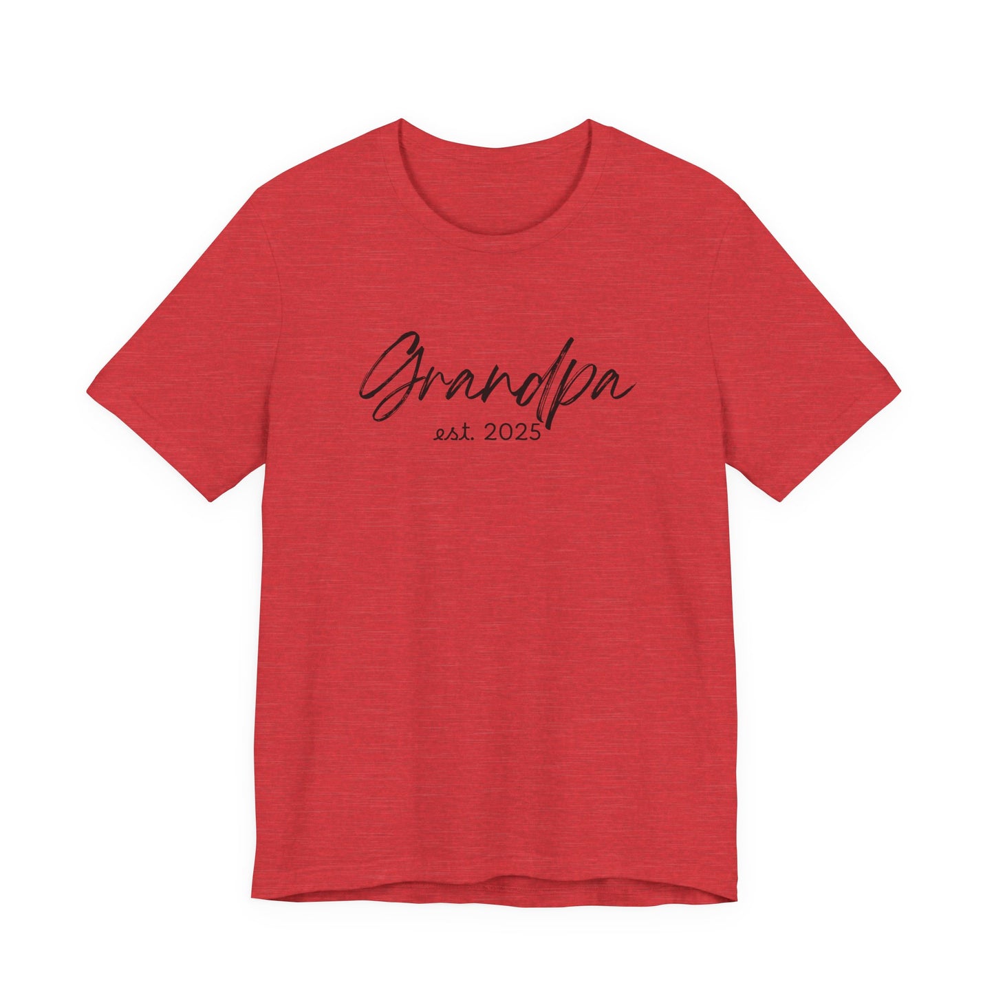 Est 2025 - Grandpa Short Sleeve Jersey Tee