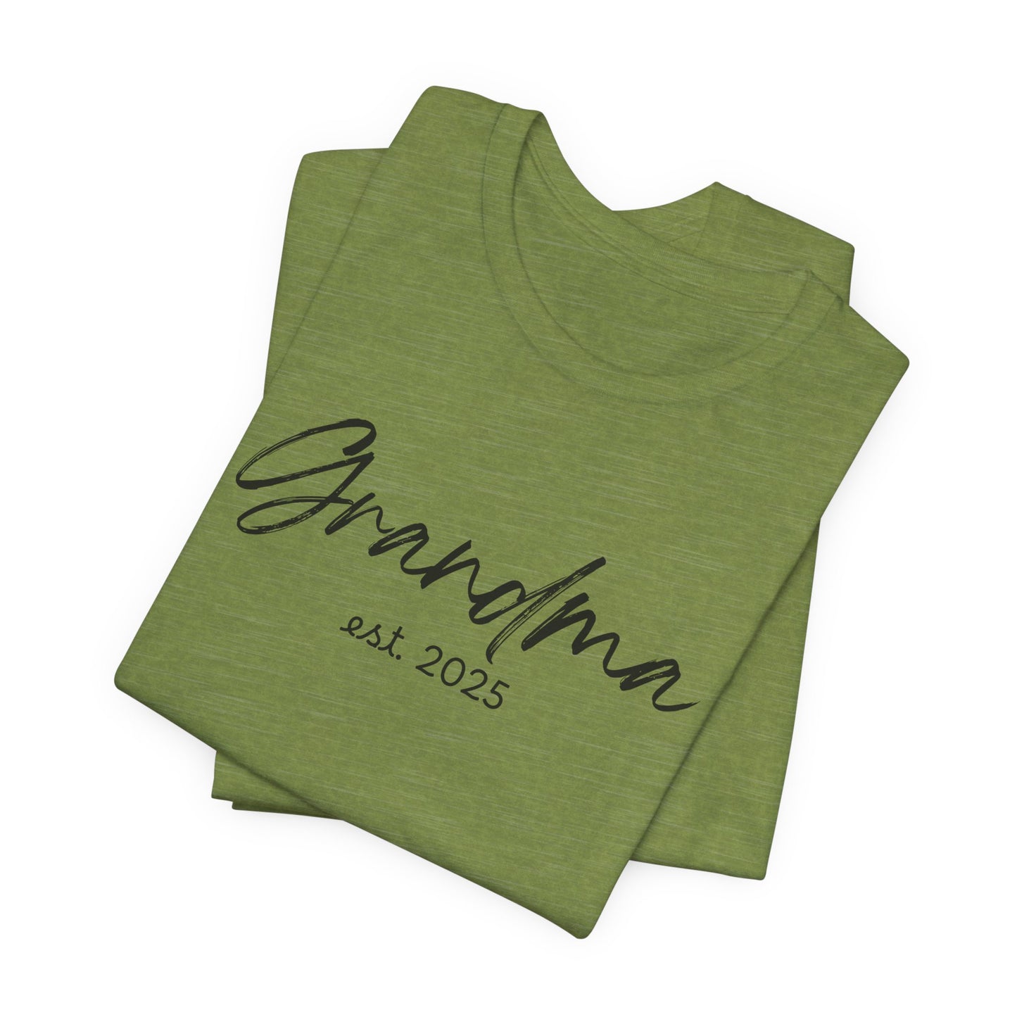 Est 2025 - Grandma Short Sleeve Jersey Tee