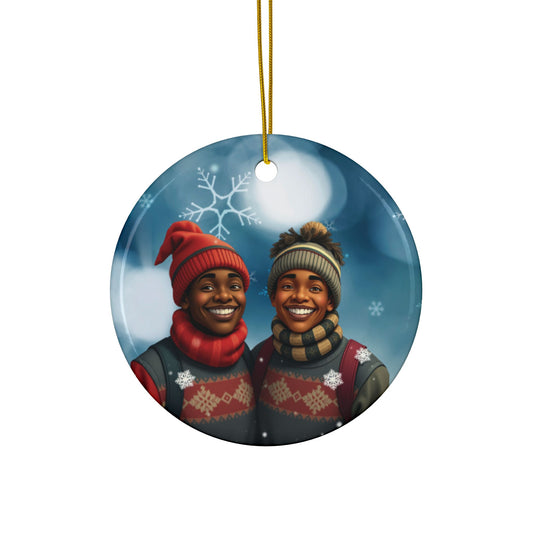 Christmas Brothers - Premium - Ceramic Ornament