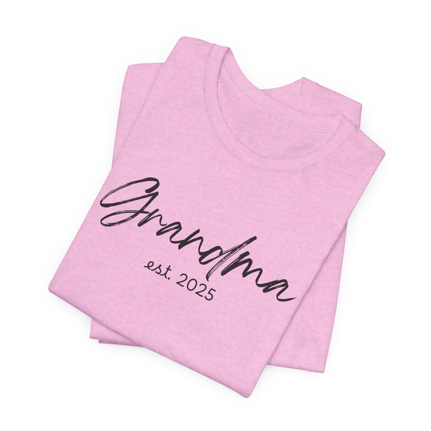 Est 2025 - Grandma Short Sleeve Jersey Tee