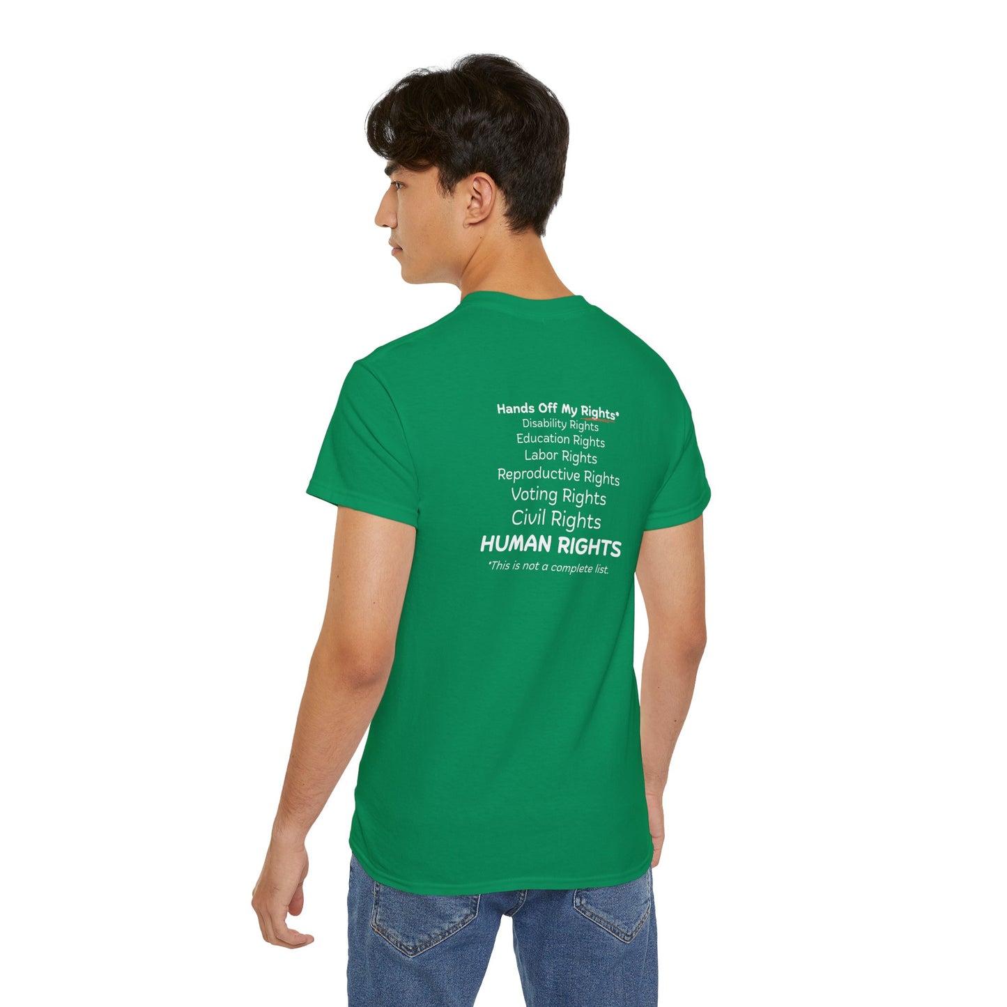 Hands Off My Rights - Dark Unisex Ultra Cotton Tee