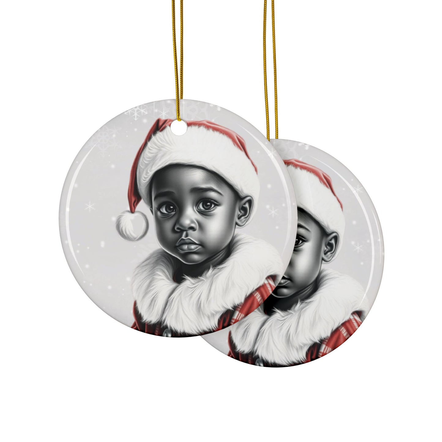 Santa Babies #11 - Precious Ceramic Christmas Ornaments Series