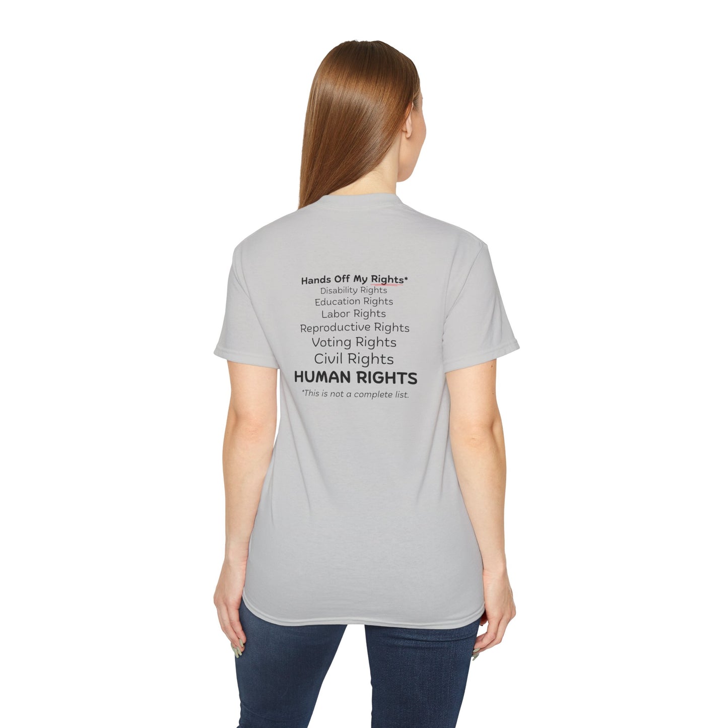 Hands Off My Rights - Light Unisex Ultra Cotton Tee