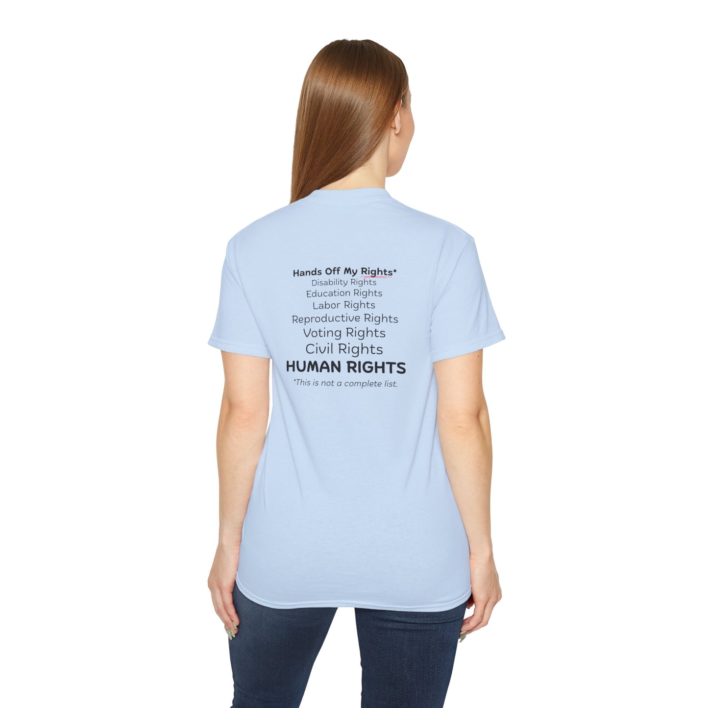 Hands Off My Rights - Light Unisex Ultra Cotton Tee