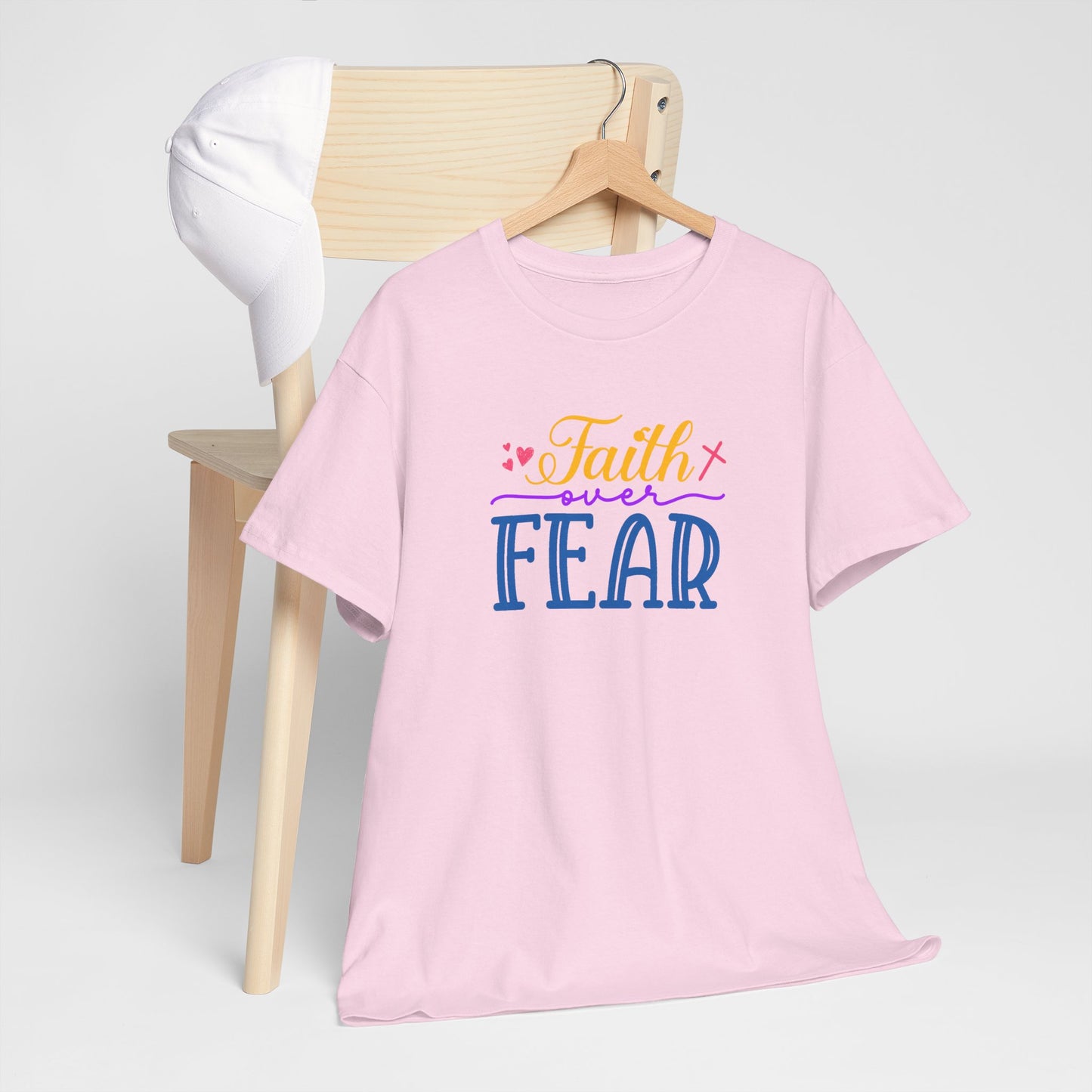 Faith Over Fear - Unisex Heavy Cotton Tee