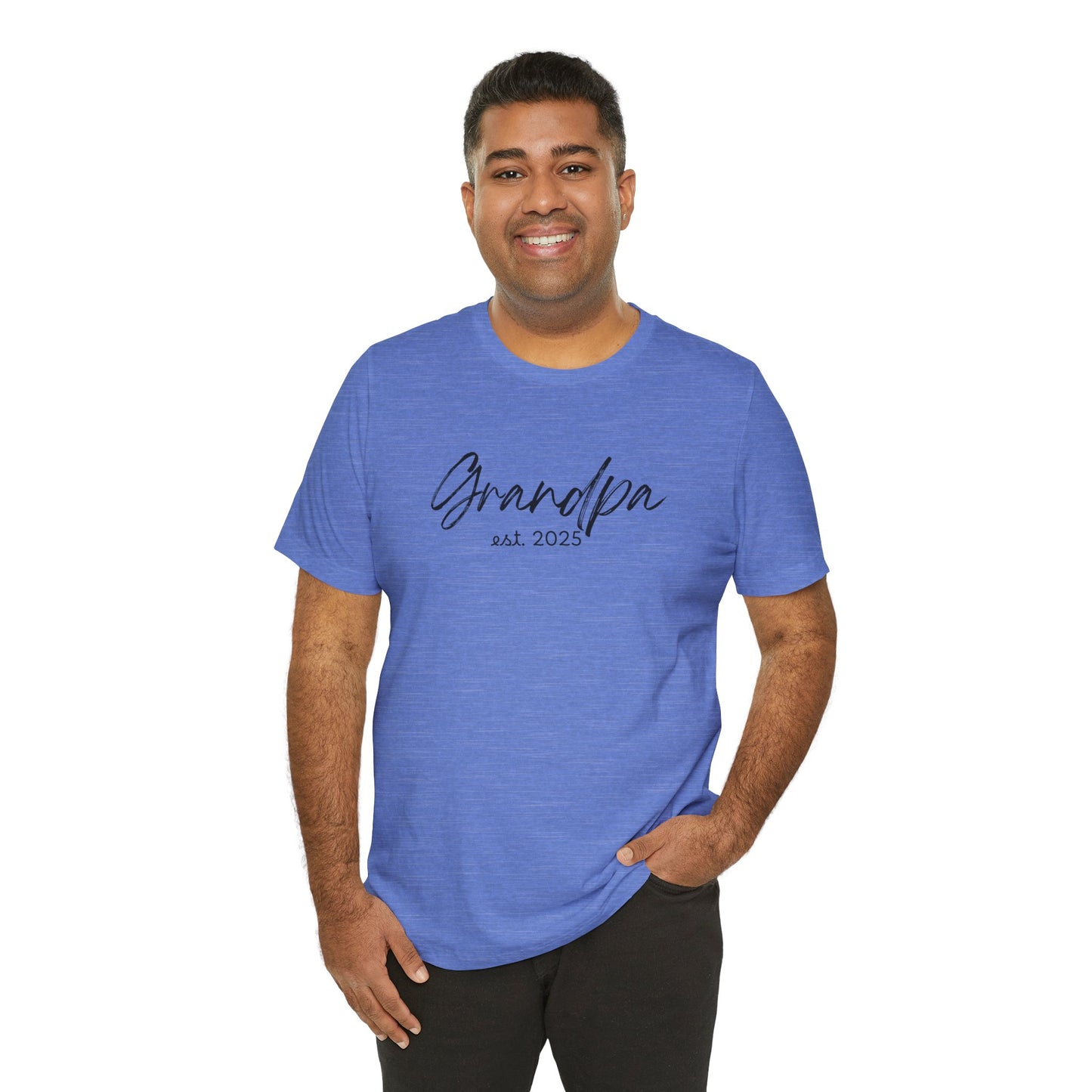 Est 2025 - Grandpa Short Sleeve Jersey Tee