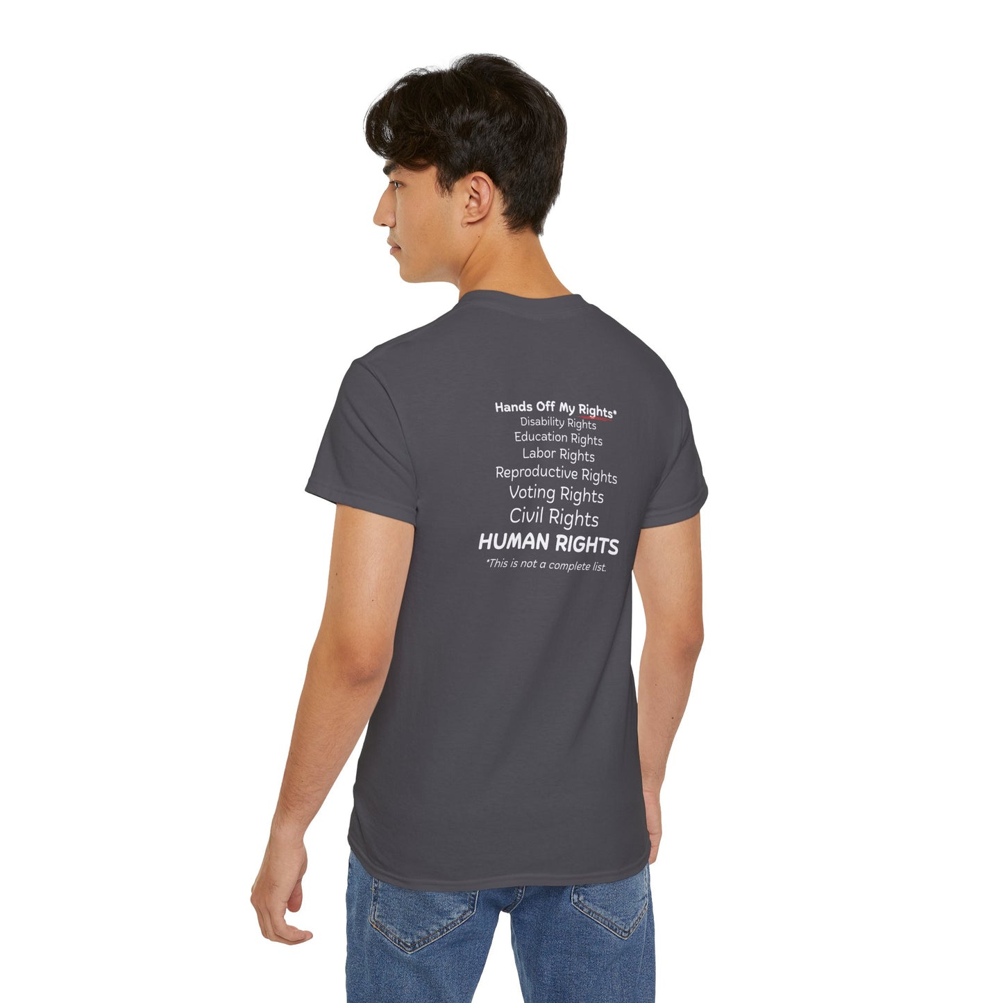 Hands Off My Rights - Dark Unisex Ultra Cotton Tee