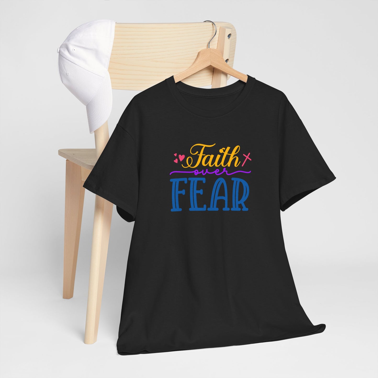 Faith Over Fear - Unisex Heavy Cotton Tee