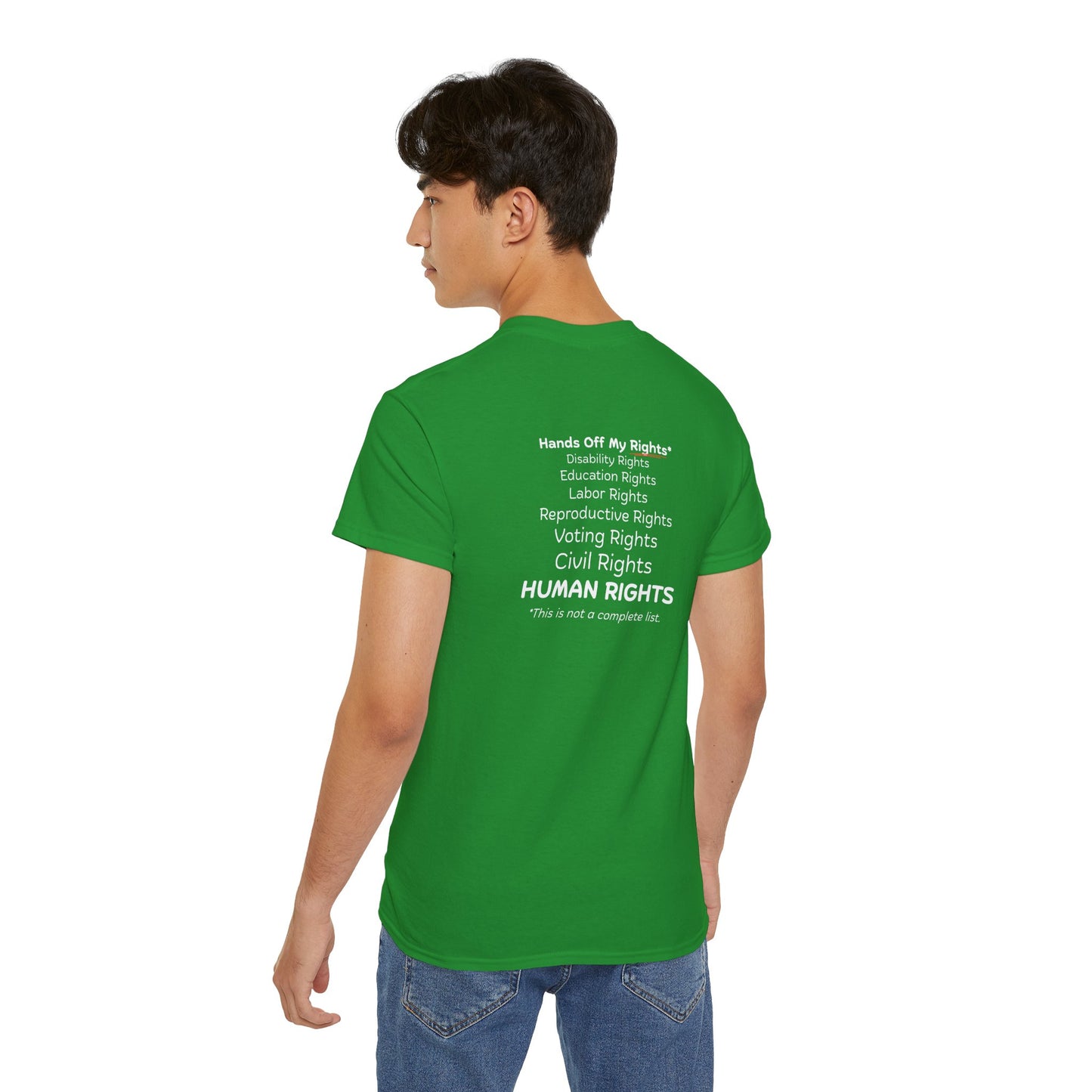 Hands Off My Rights - Dark Unisex Ultra Cotton Tee
