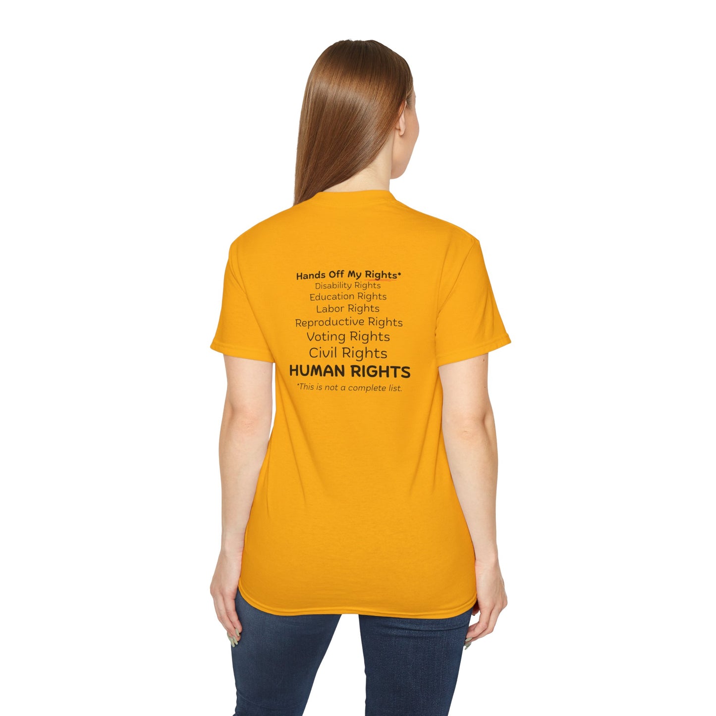 Hands Off My Rights - Light Unisex Ultra Cotton Tee