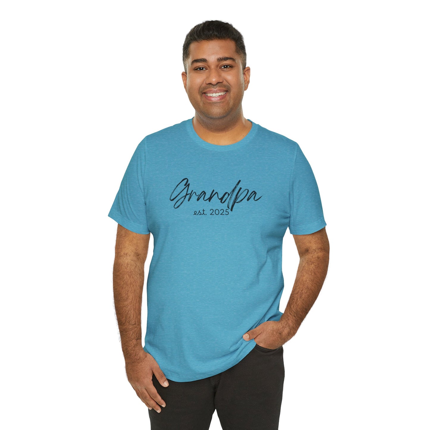 Est 2025 - Grandpa Short Sleeve Jersey Tee