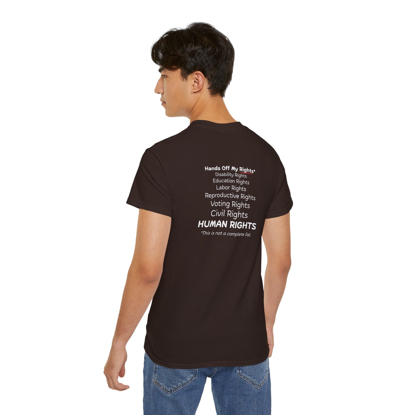 Hands Off My Rights - Dark Unisex Ultra Cotton Tee