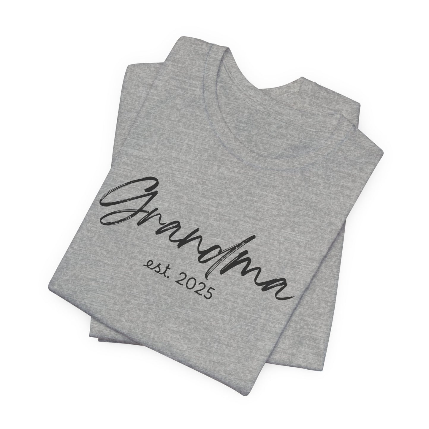 Est 2025 - Grandma Short Sleeve Jersey Tee