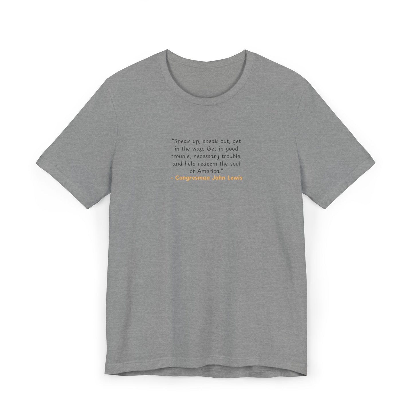 Good Trouble Graphic T‑Shirt — Bold Text Protest Tee