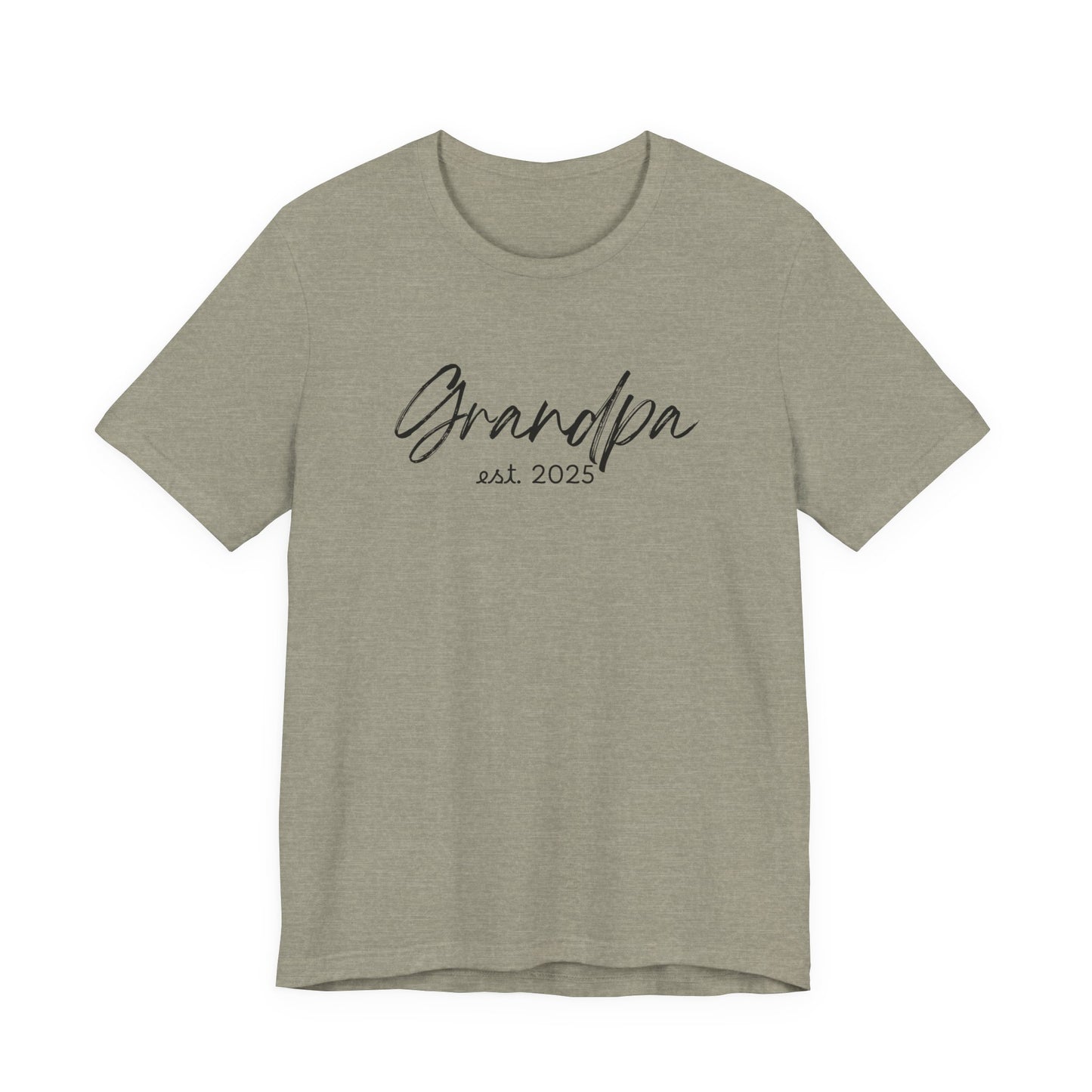 Est 2025 - Grandpa Short Sleeve Jersey Tee