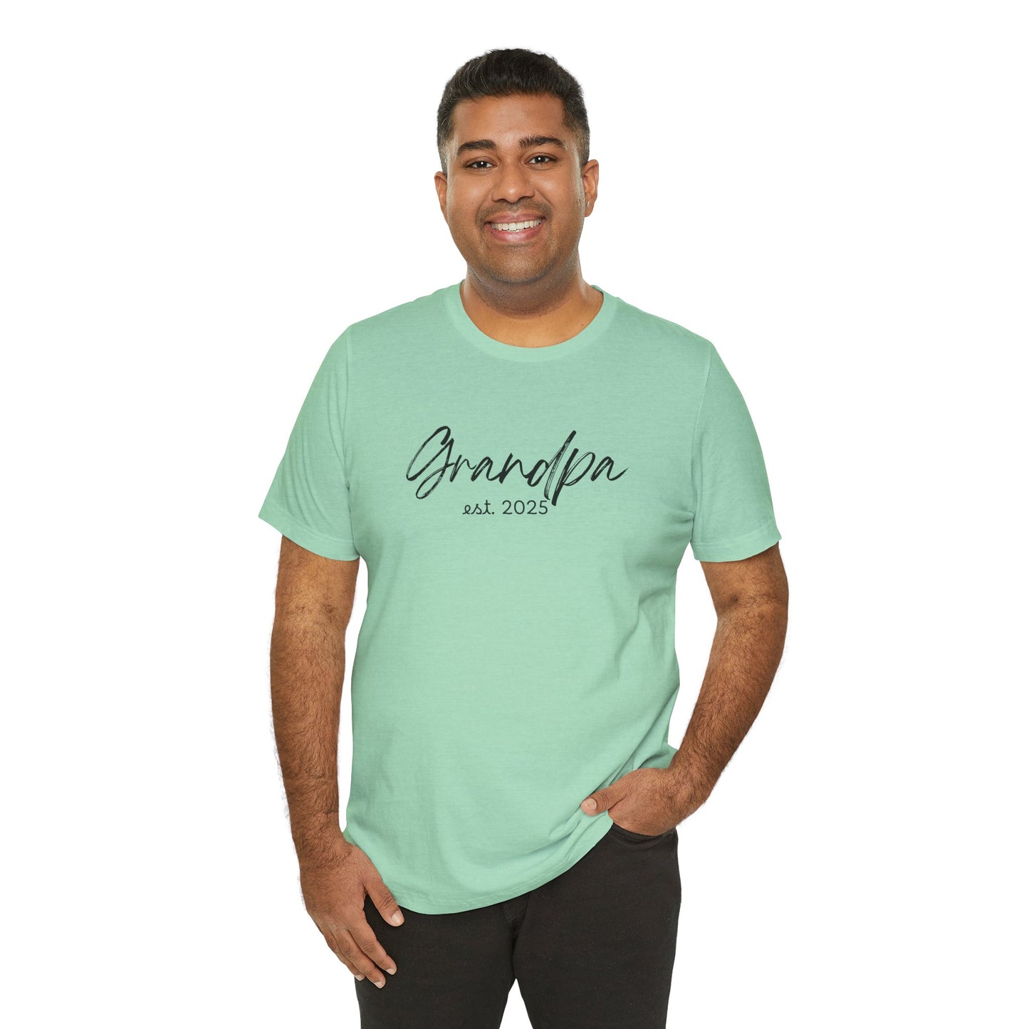 Est 2025 - Grandpa Short Sleeve Jersey Tee