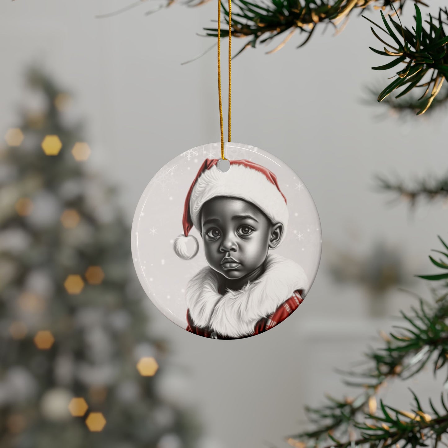 Santa Babies #11 - Precious Ceramic Christmas Ornaments Series