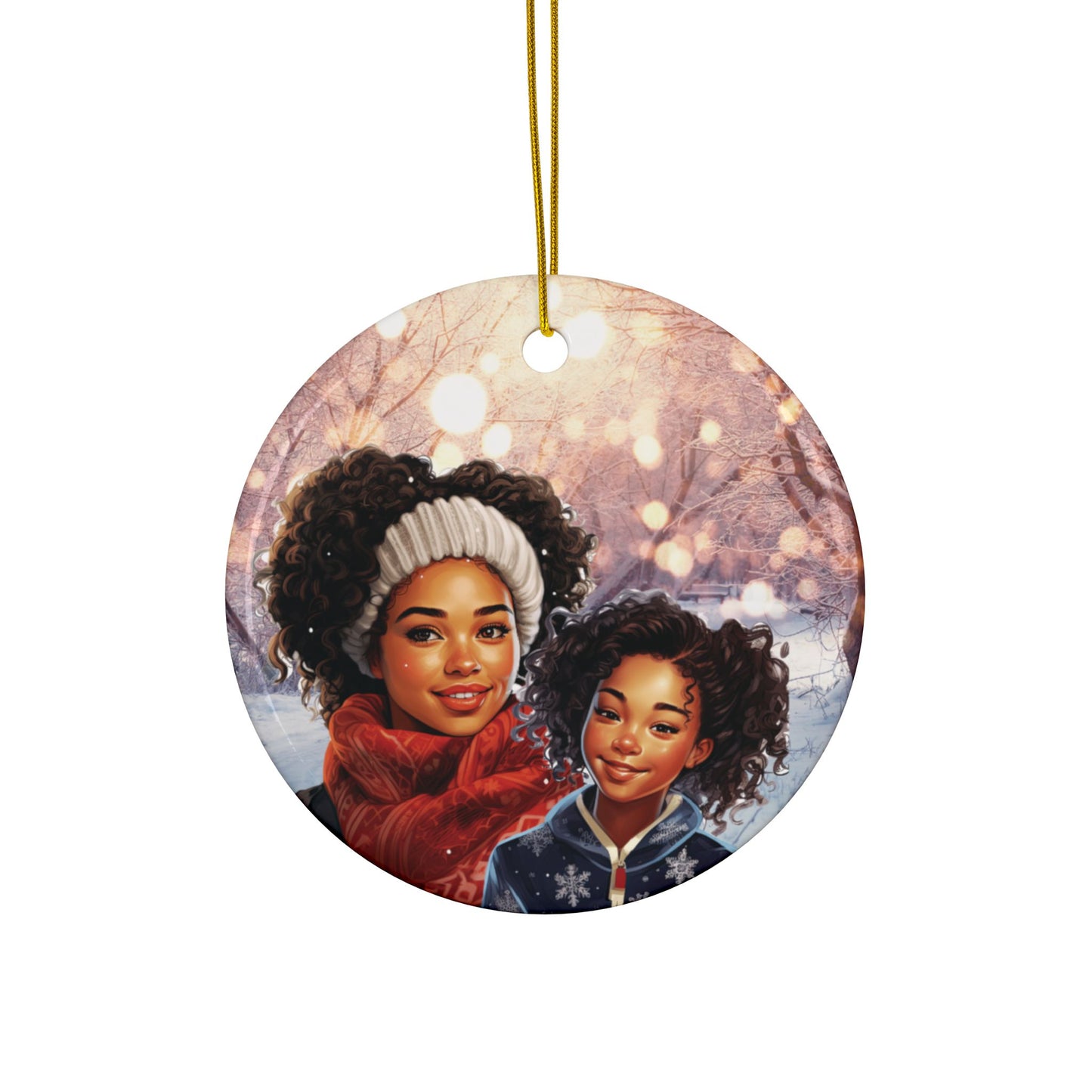 Sisters - Premium - Ceramic Ornament