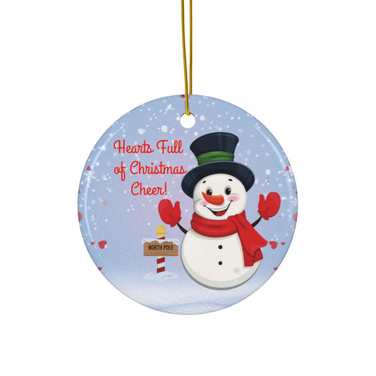 Ceramic Ornament -  Christmas Cheer