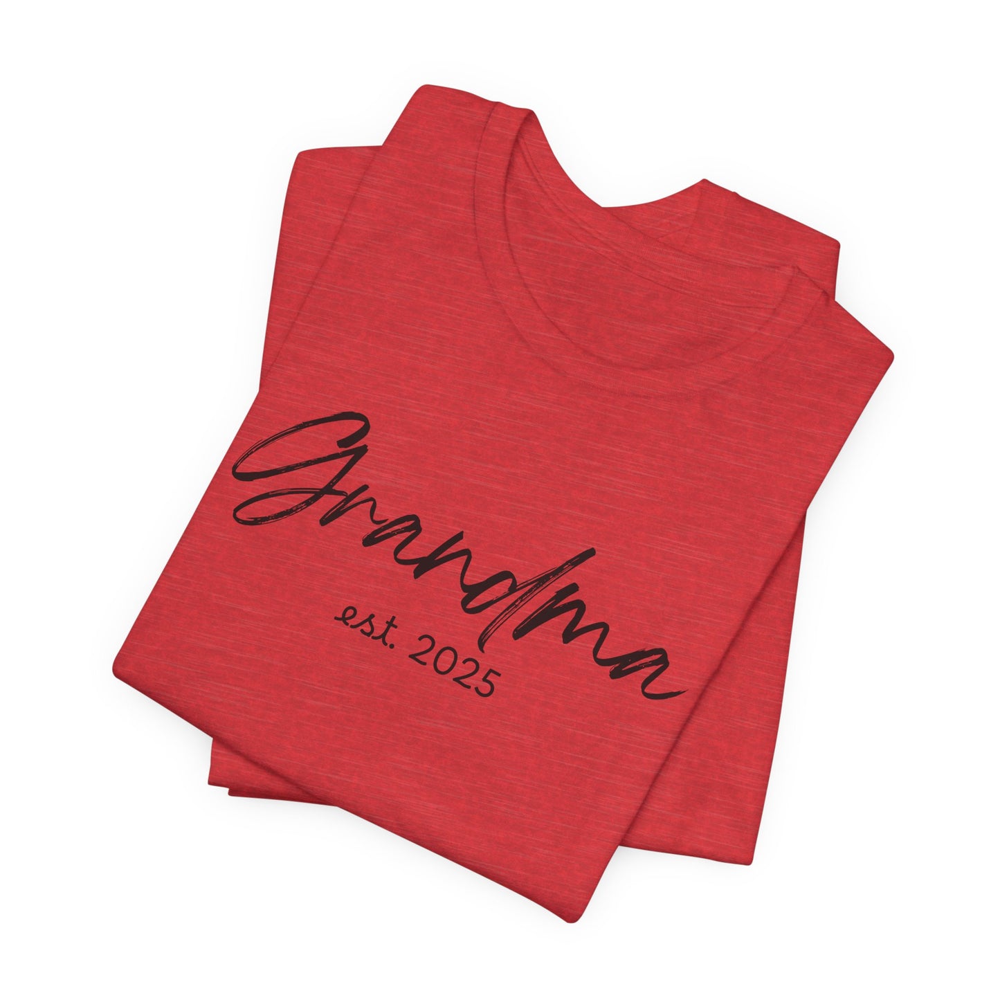 Est 2025 - Grandma Short Sleeve Jersey Tee