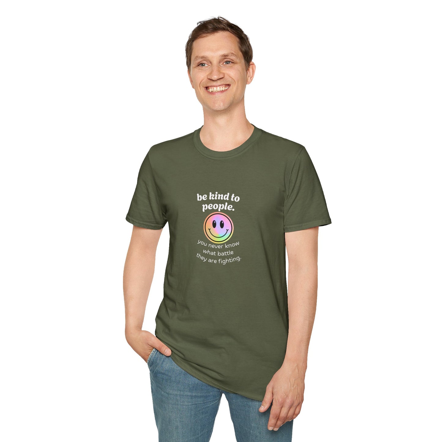 Be Kind To People T-Shirt — Inspirational Message Tee