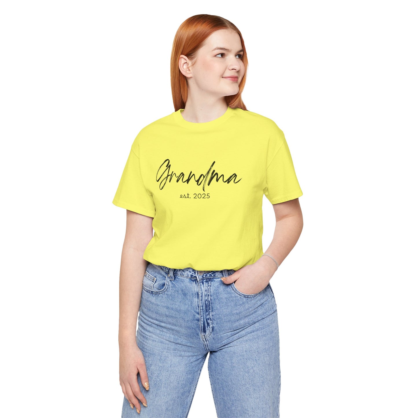 Est 2025 - Grandma Short Sleeve Jersey Tee