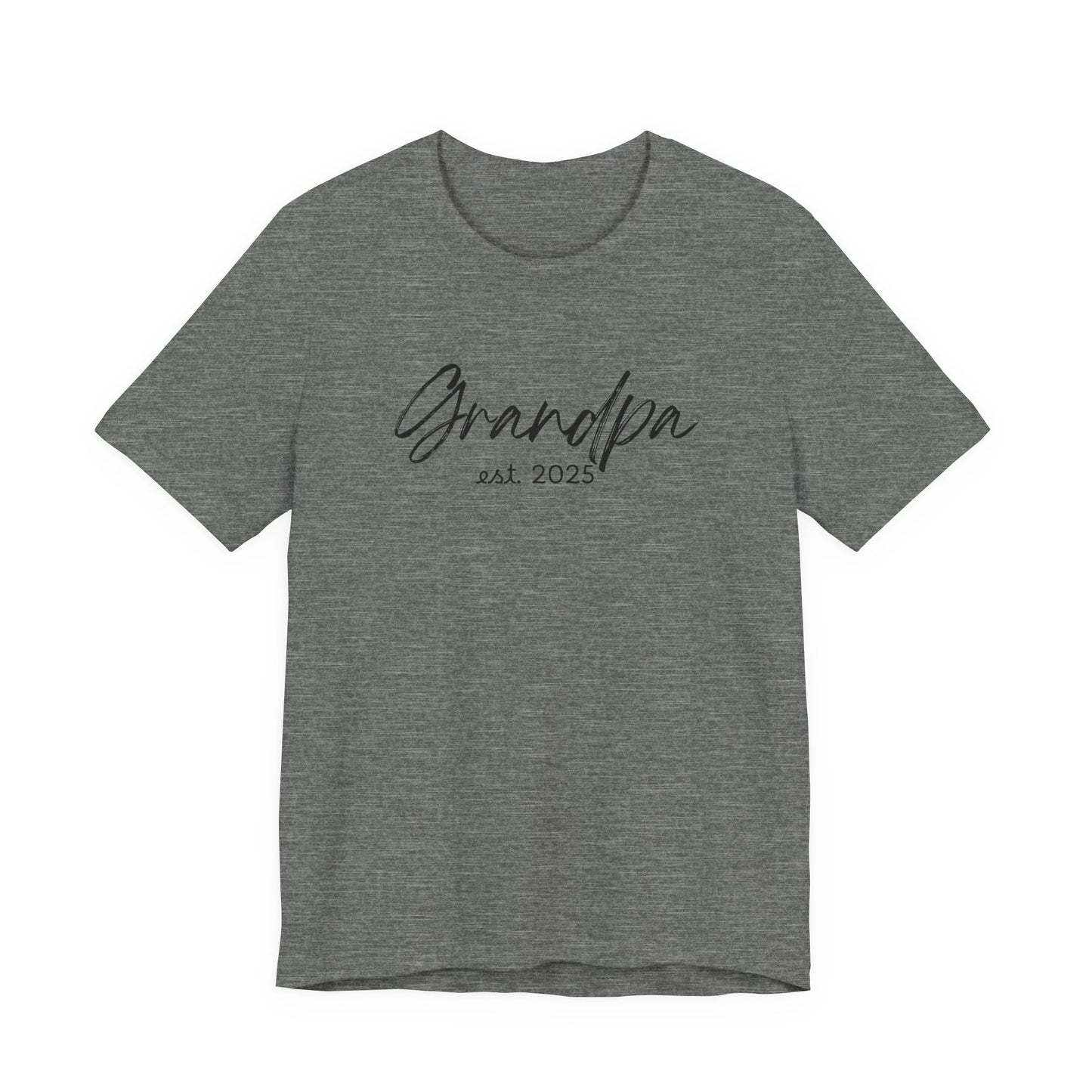 Est 2025 - Grandpa Short Sleeve Jersey Tee