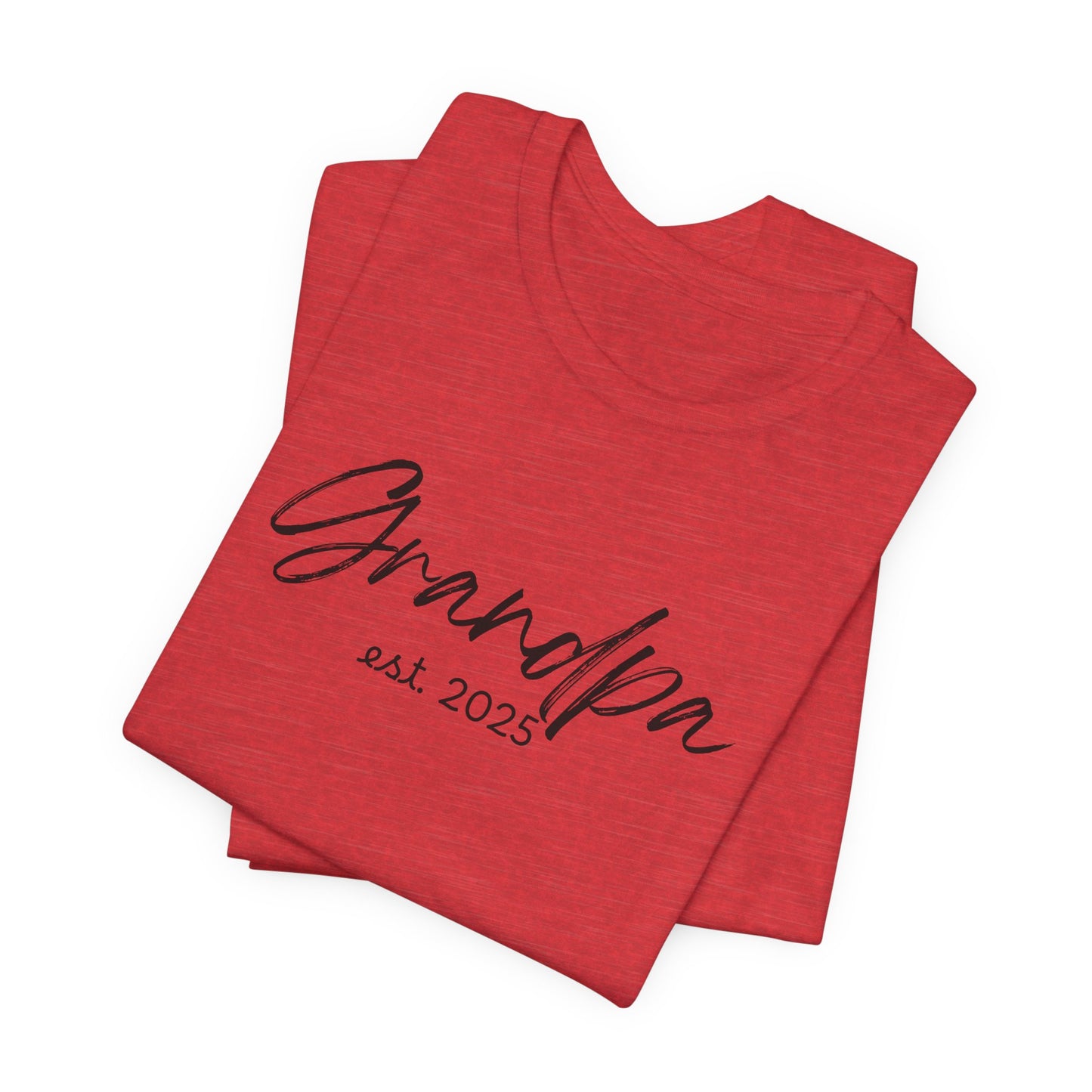 Est 2025 - Grandpa Short Sleeve Jersey Tee