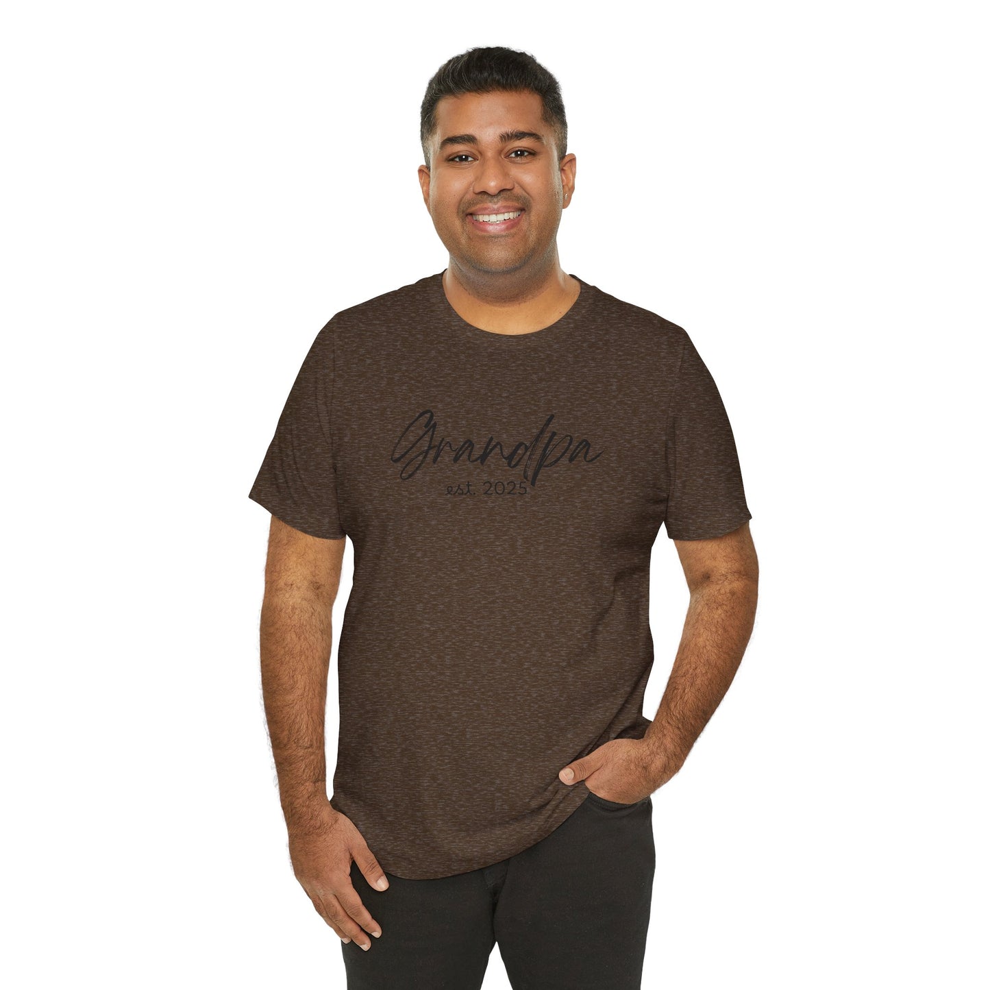 Est 2025 - Grandpa Short Sleeve Jersey Tee