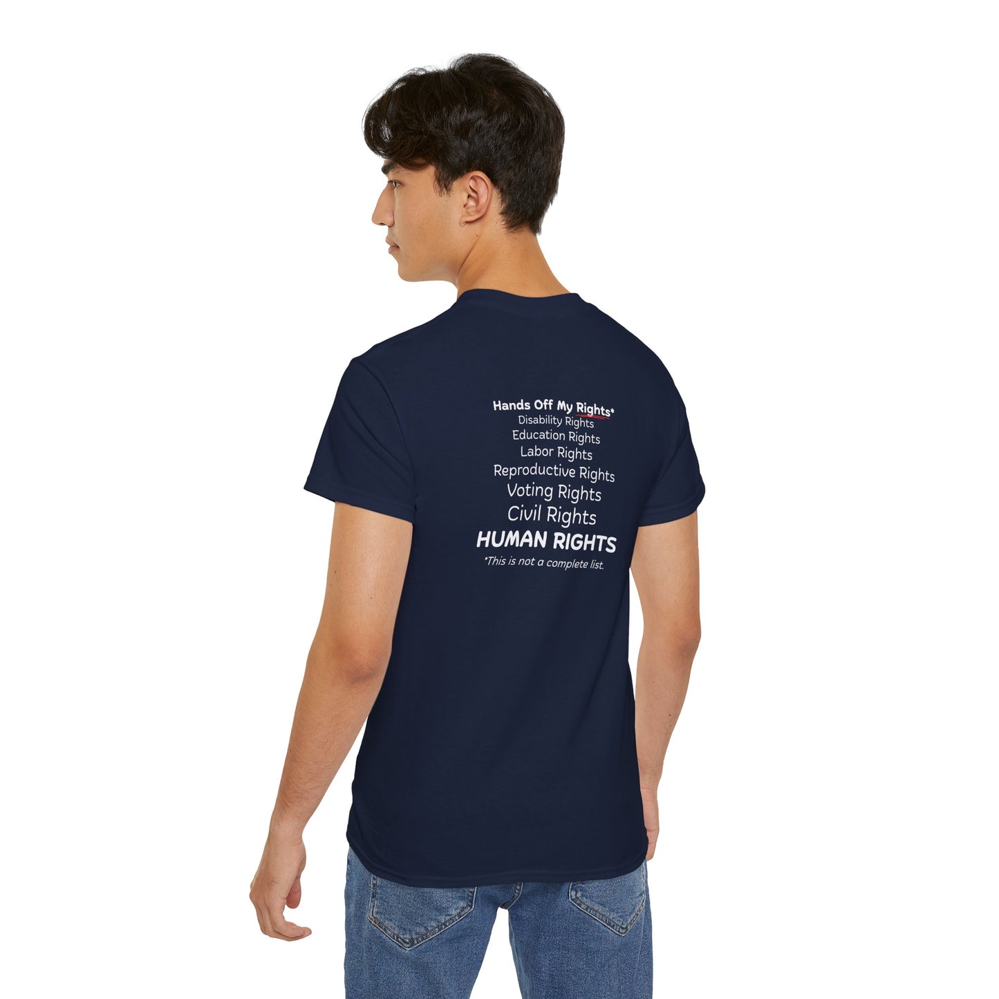 Hands Off My Rights - Dark Unisex Ultra Cotton Tee