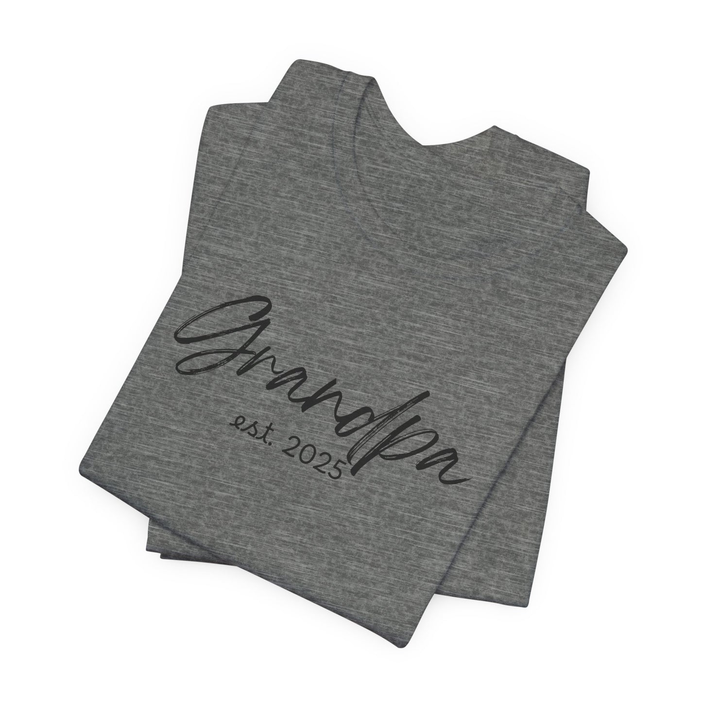 Est 2025 - Grandpa Short Sleeve Jersey Tee