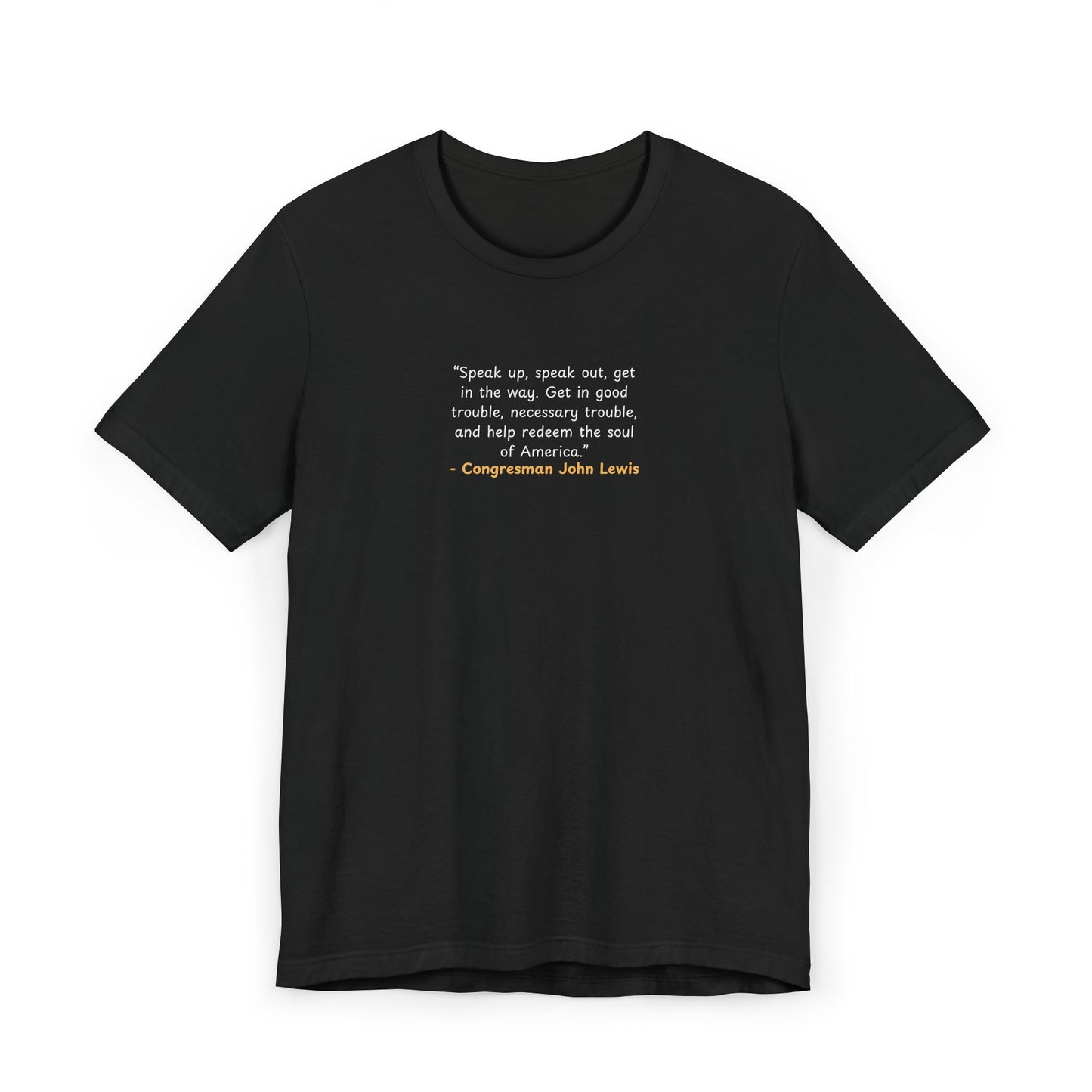 Good Trouble Graphic T‑Shirt — Bold Text Protest Tee