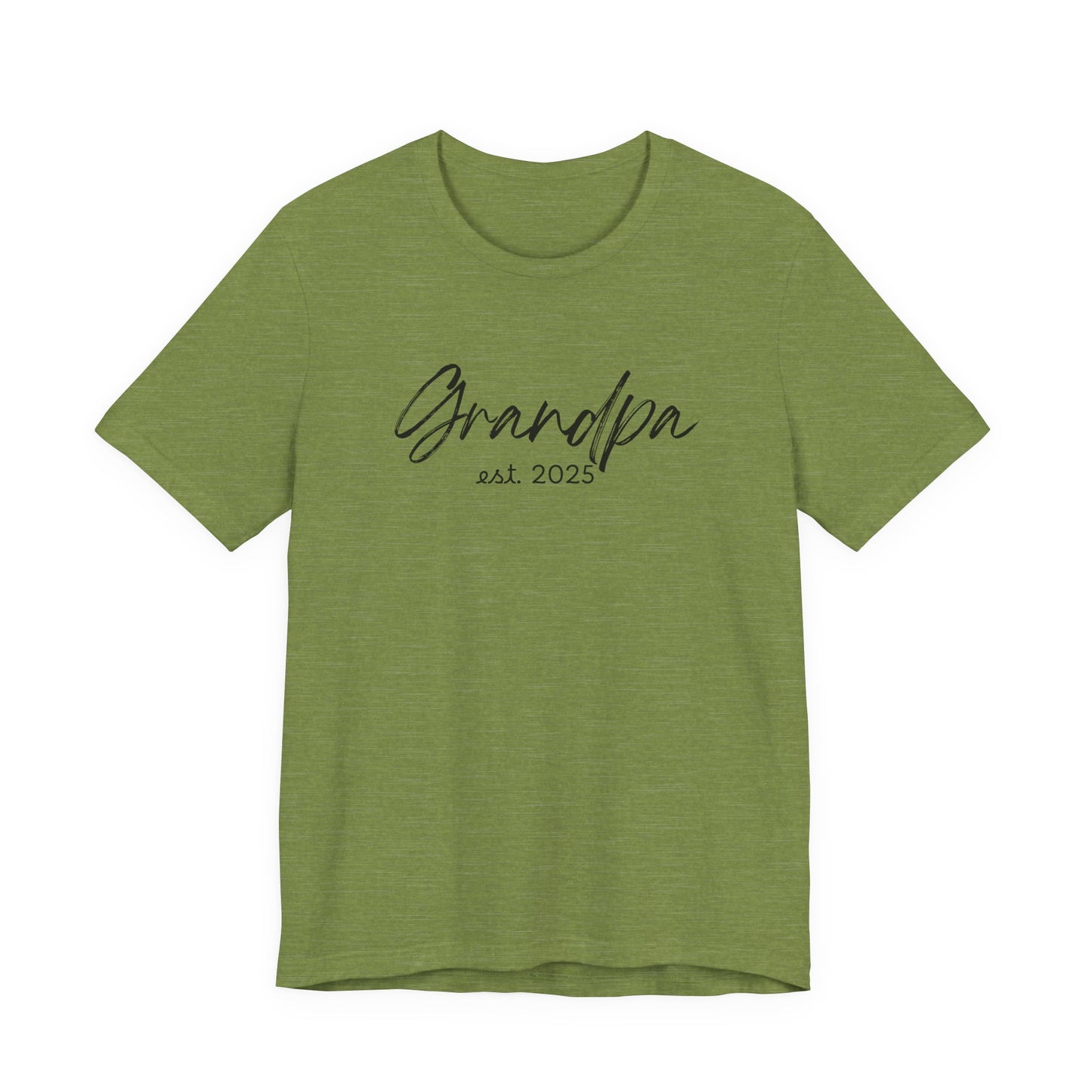 Est 2025 - Grandpa Short Sleeve Jersey Tee
