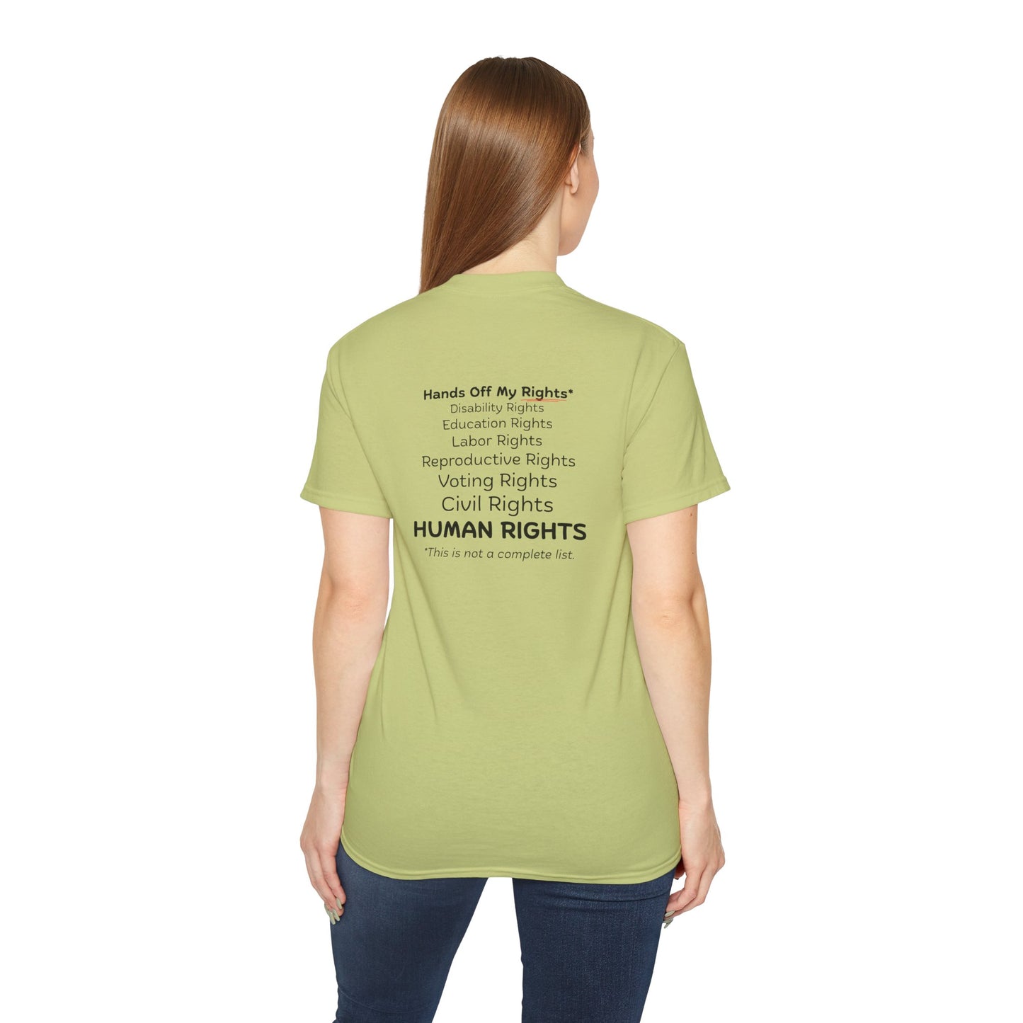 Hands Off My Rights - Light Unisex Ultra Cotton Tee