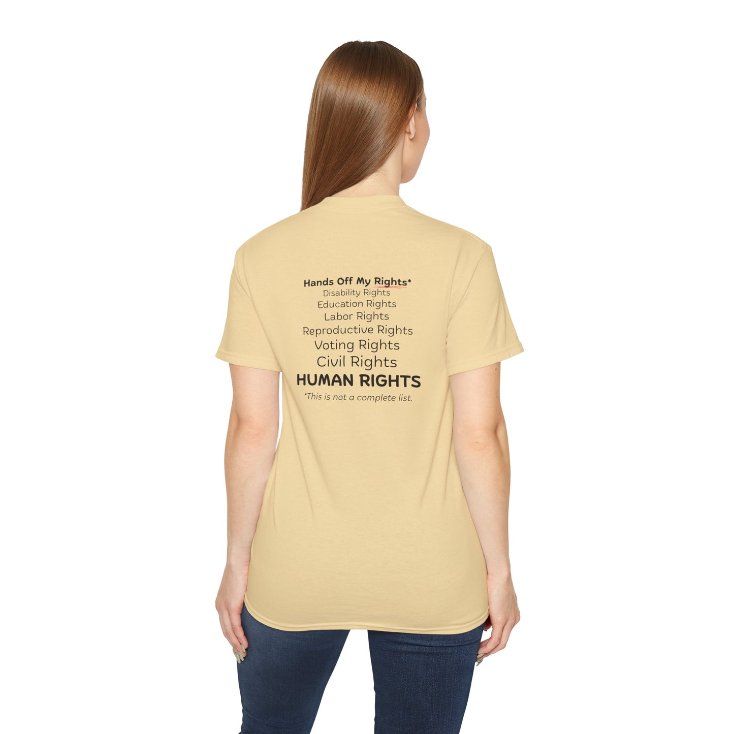 Hands Off My Rights - Light Unisex Ultra Cotton Tee