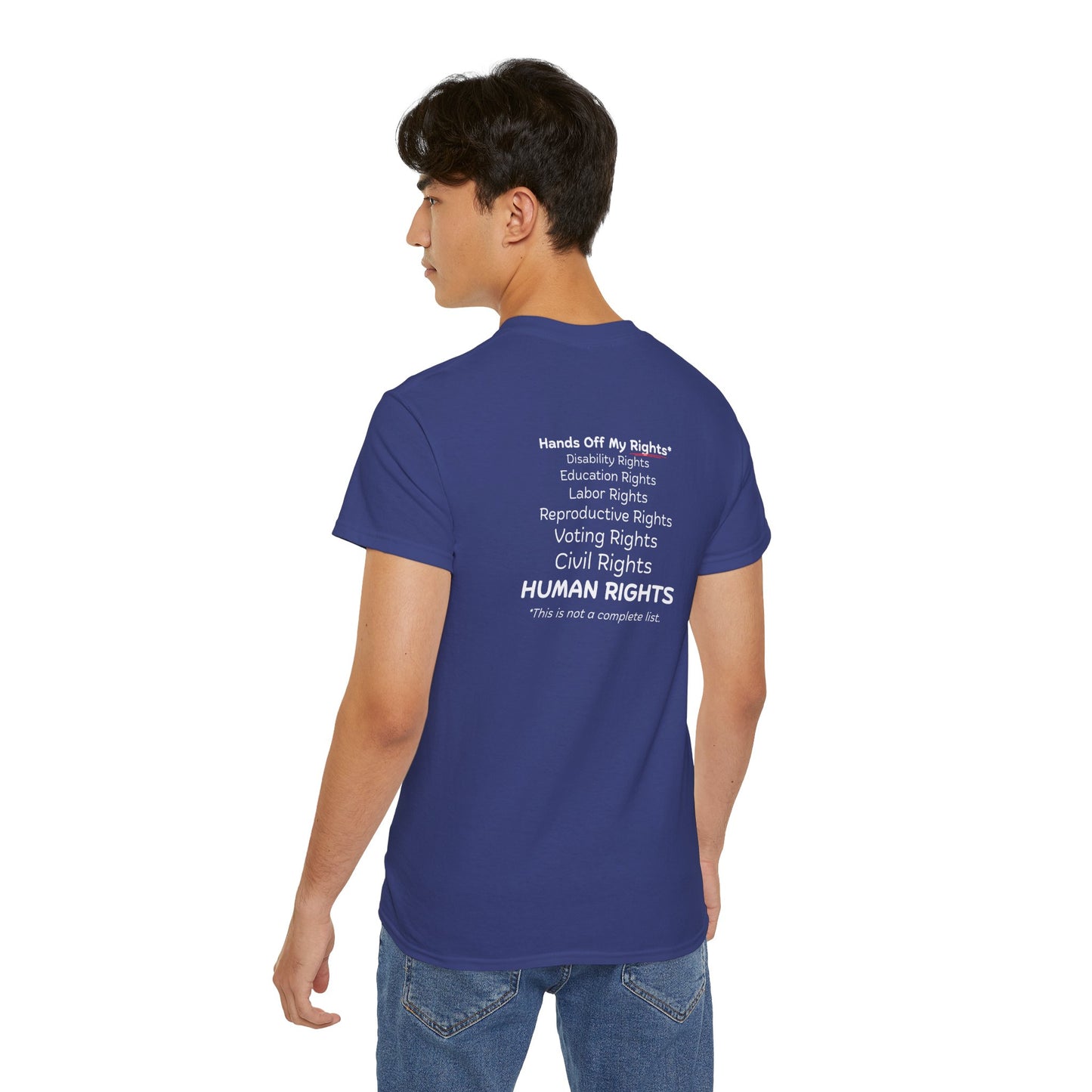 Hands Off My Rights - Dark Unisex Ultra Cotton Tee