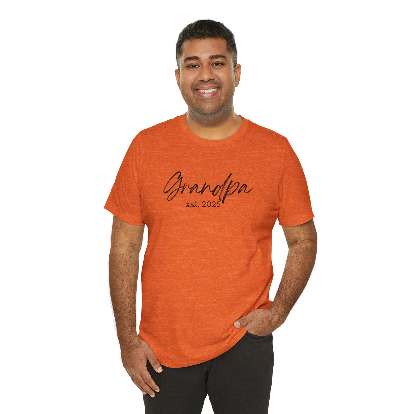 Est 2025 - Grandpa Short Sleeve Jersey Tee