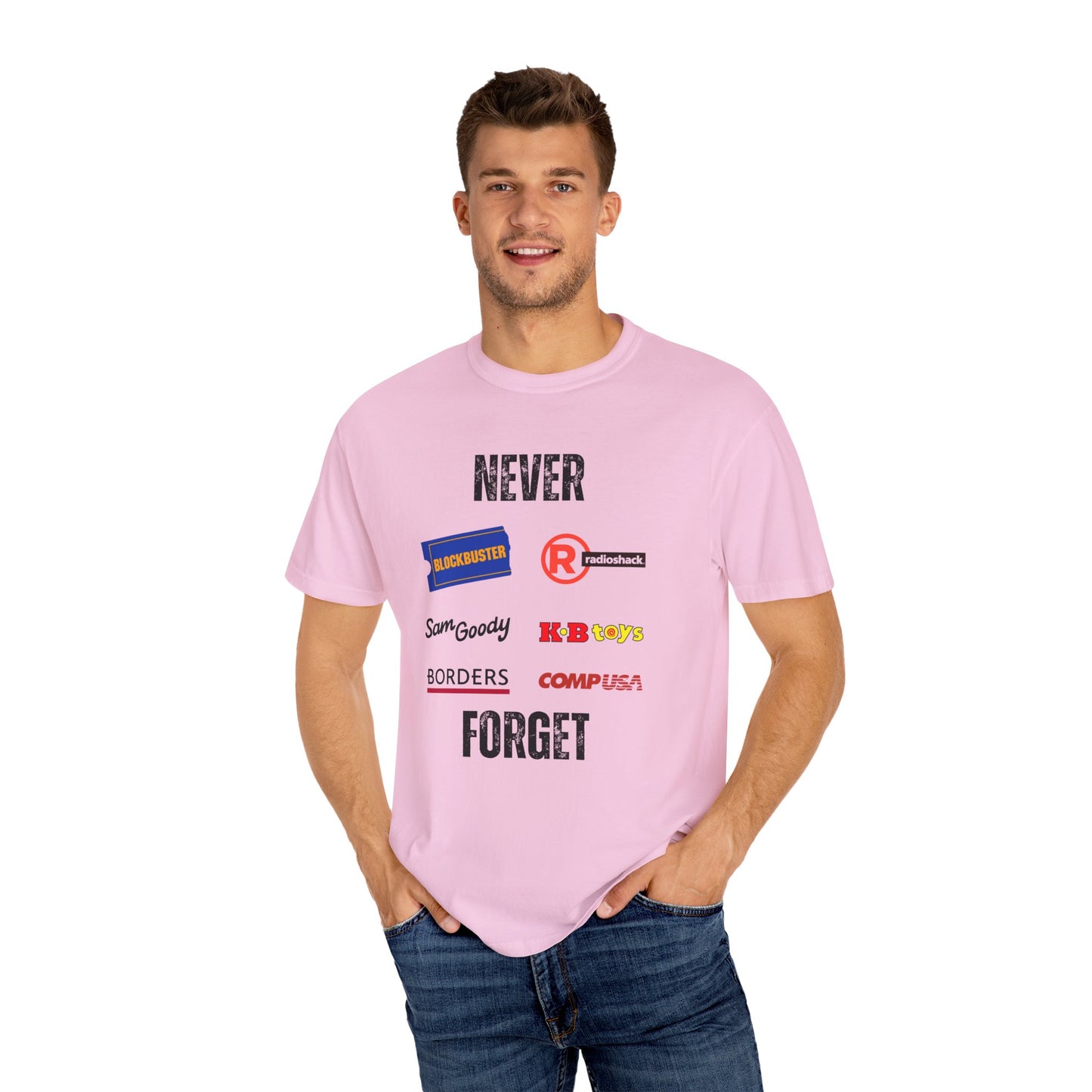 Never Forget - Unisex Garment-Dyed T-shirt