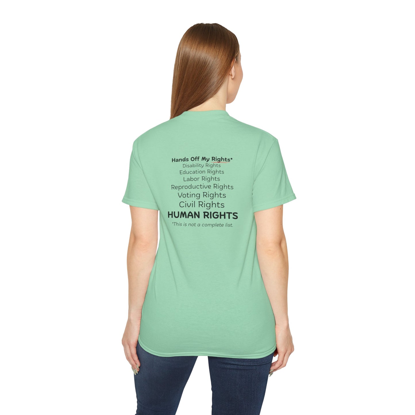 Hands Off My Rights - Light Unisex Ultra Cotton Tee