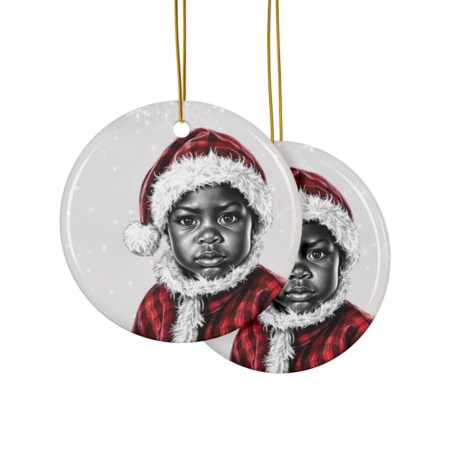 Santa Babies #2 - Precious Ceramic Christmas Ornaments Series