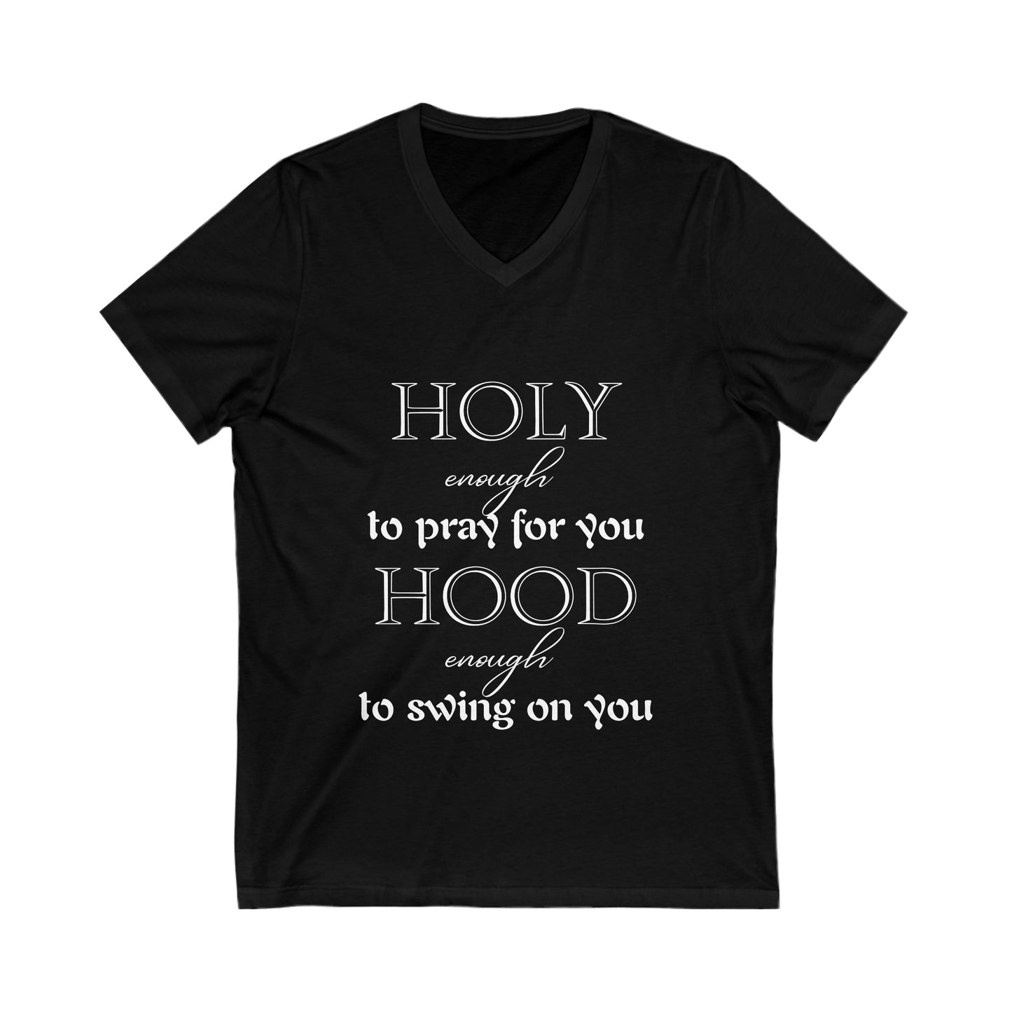 Holy & Hood Jersey Short Sleeve V-Neck Tee