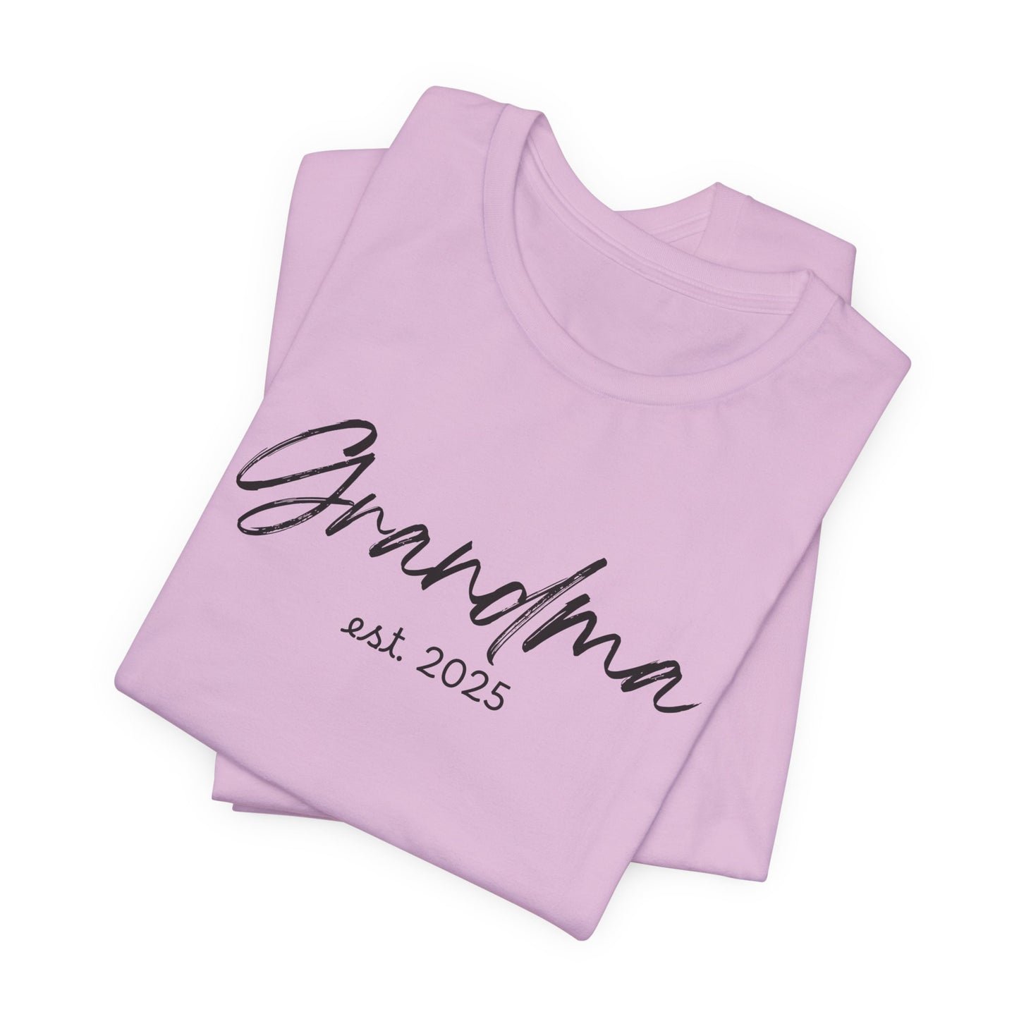 Est 2025 - Grandma Short Sleeve Jersey Tee