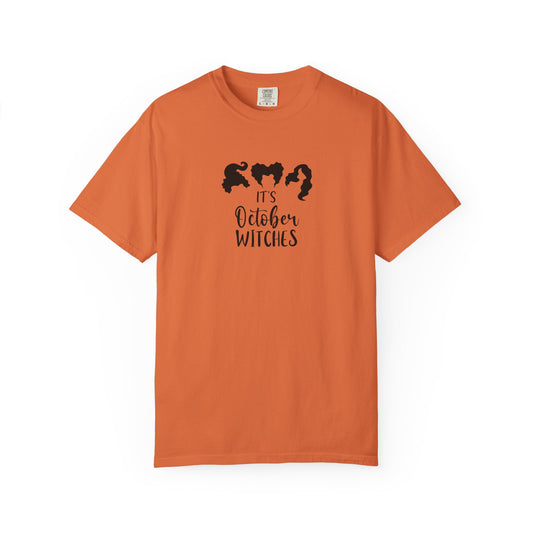 It's October Witches Unisex T-Shirt - Halloween Apparel