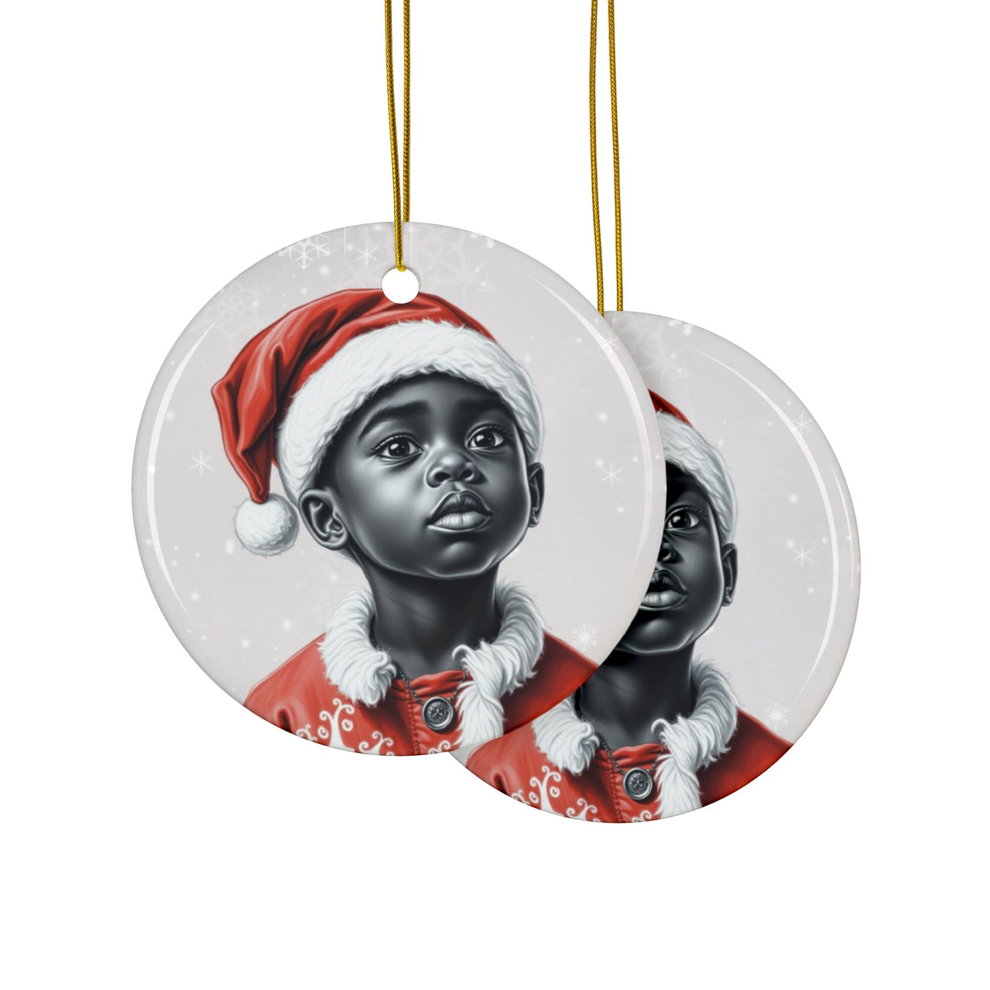 Santa Babies #9 - Precious Ceramic Christmas Ornaments Series