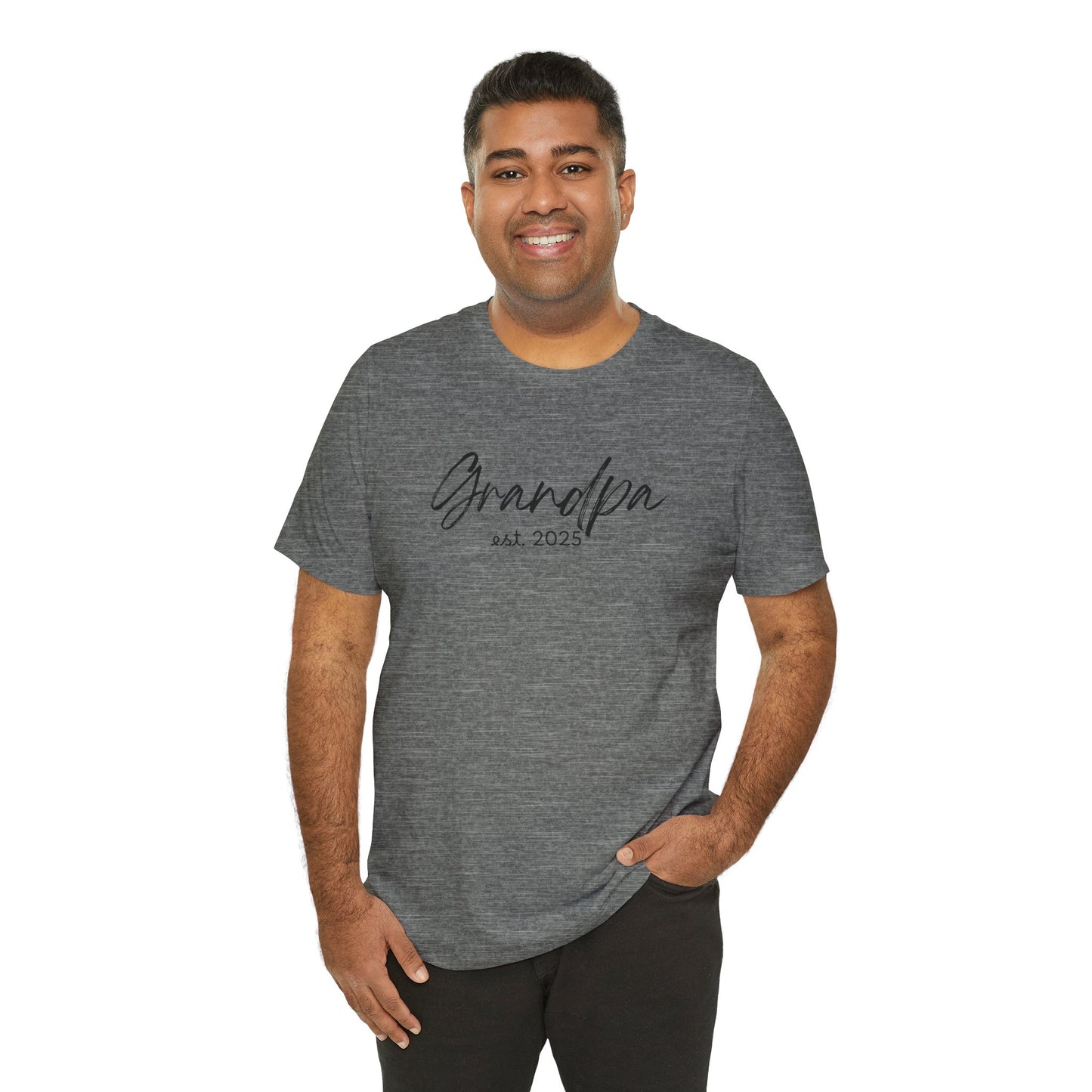 Est 2025 - Grandpa Short Sleeve Jersey Tee