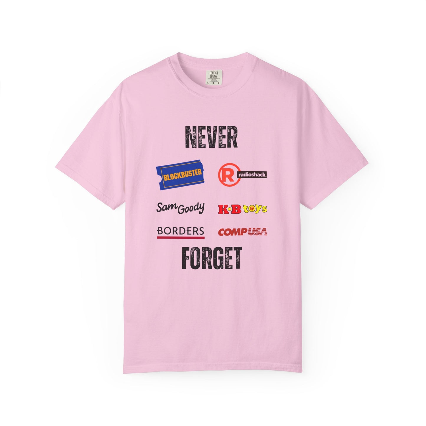 Never Forget - Unisex Garment-Dyed T-shirt