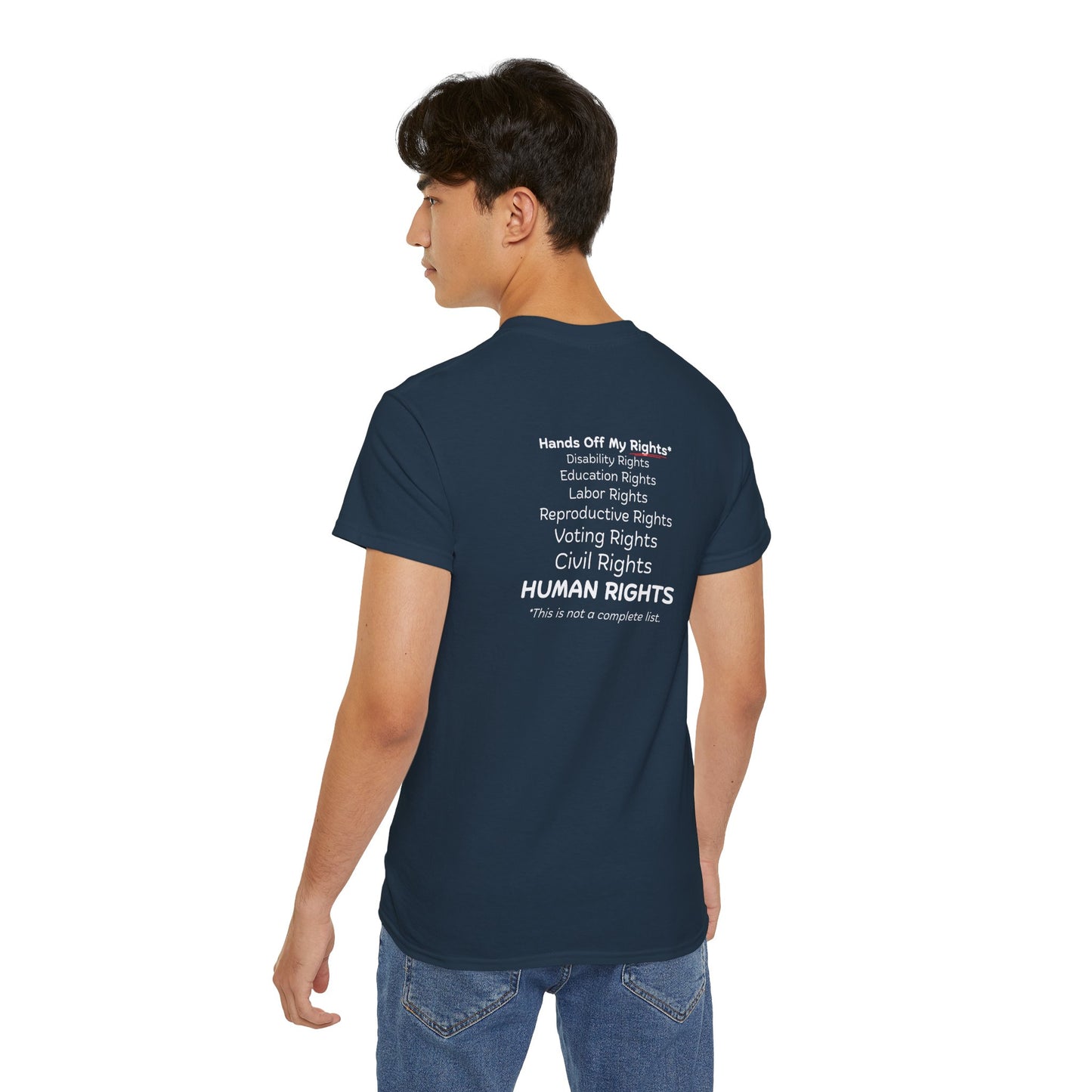 Hands Off My Rights - Dark Unisex Ultra Cotton Tee