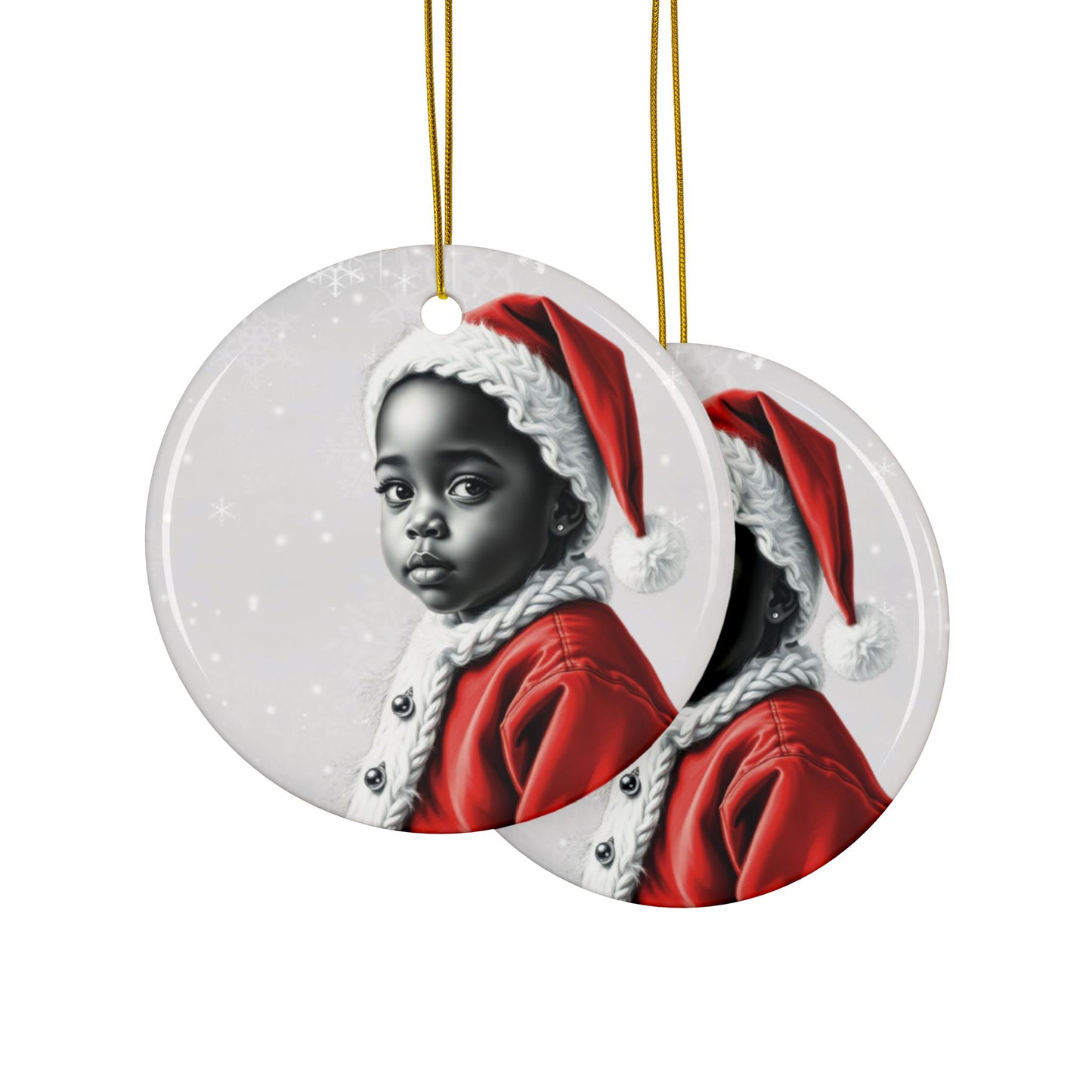 Santa Babies #12 - Precious Ceramic Christmas Ornaments Series