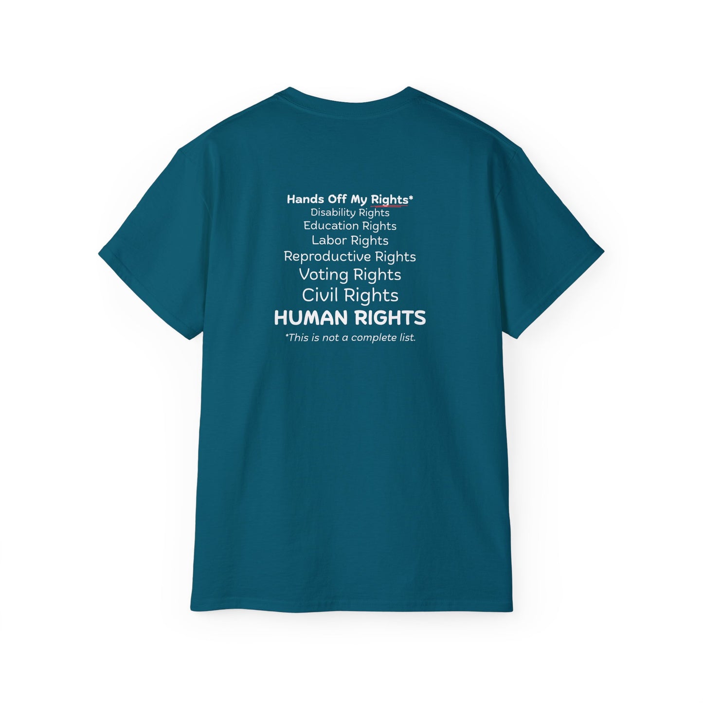 Hands Off My Rights - Dark Unisex Ultra Cotton Tee